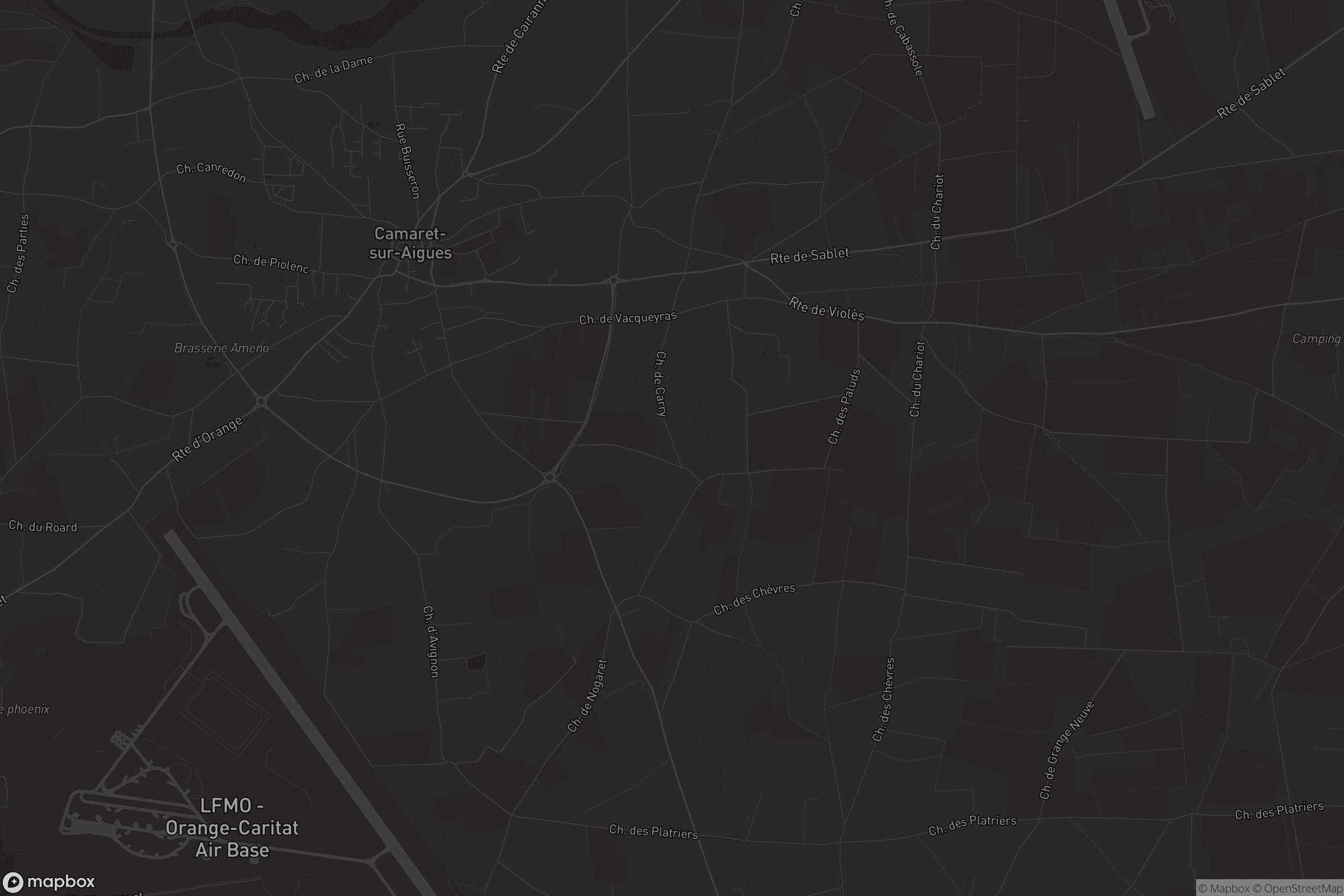 Carte de Camaret-sur-Aigues