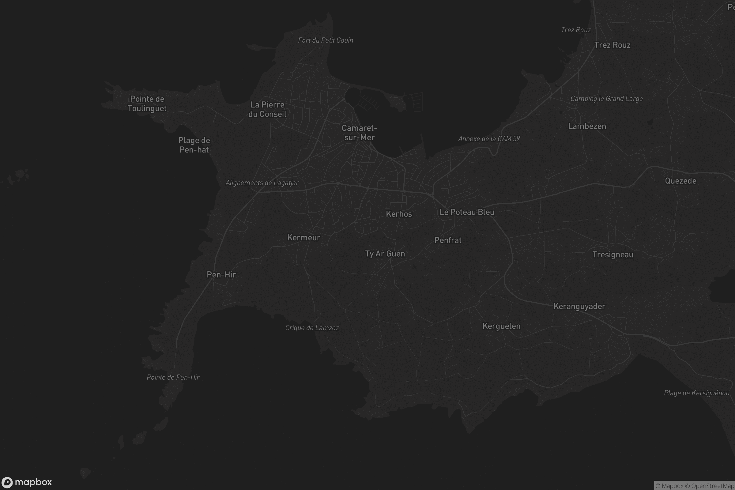 Carte de Camaret-sur-Mer