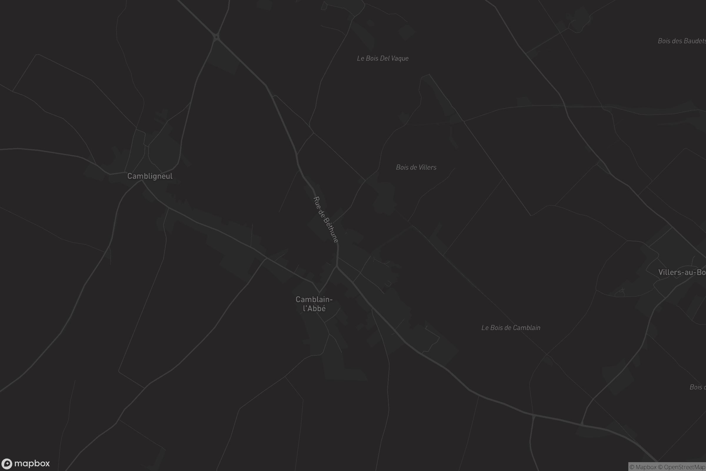 Carte de Camblain-l'Abbé