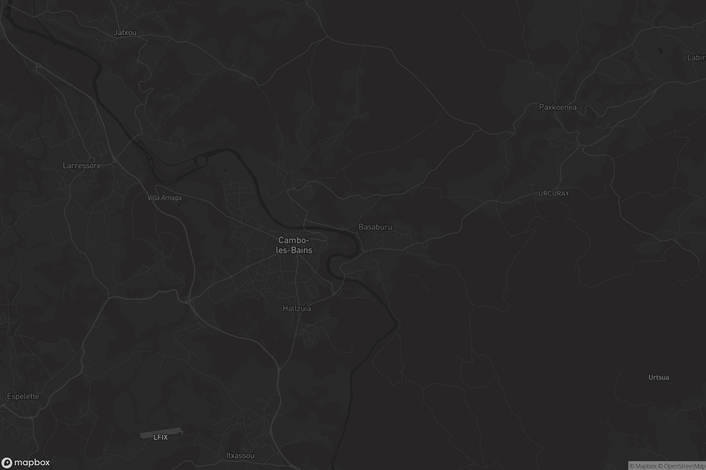 Carte de Cambo-les-Bains