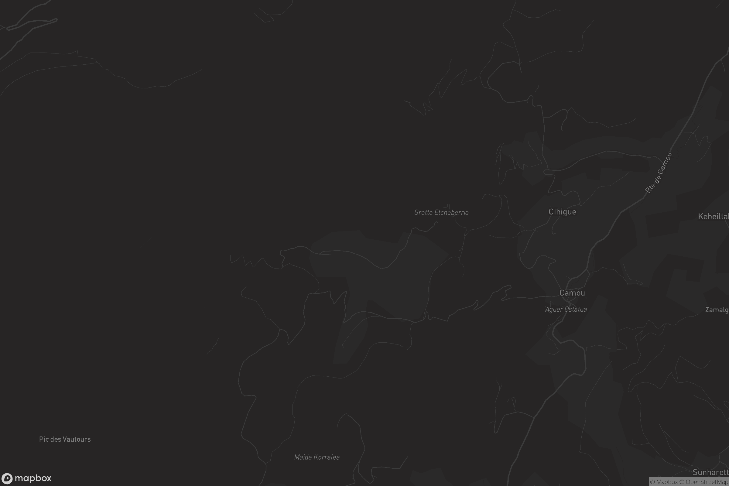 Carte de Camou-Cihigue