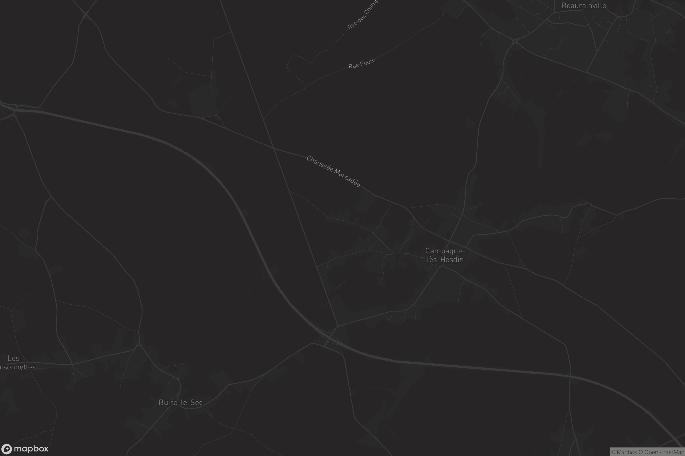 Carte de Campagne-lès-Hesdin