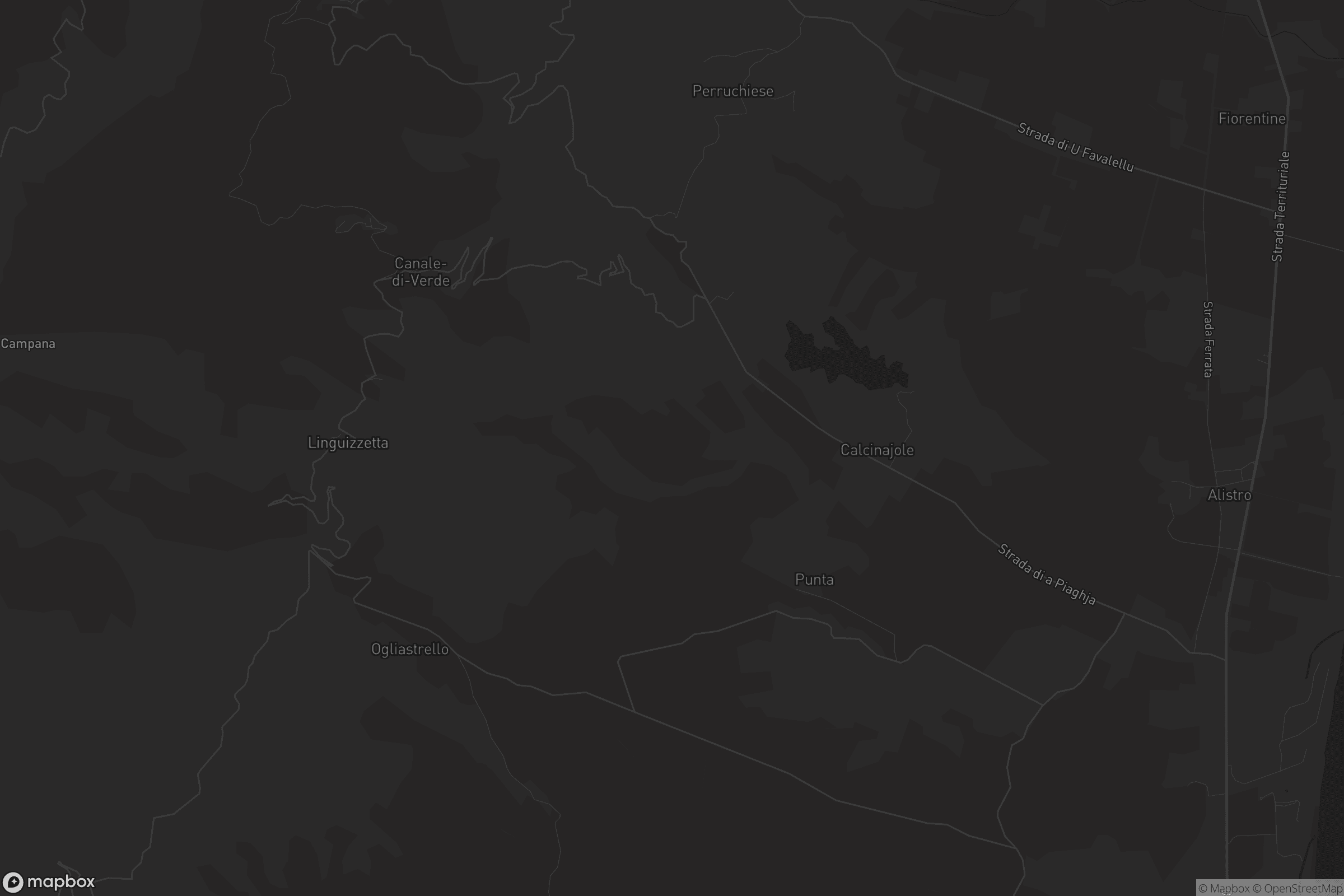 Carte de Canale-di-Verde