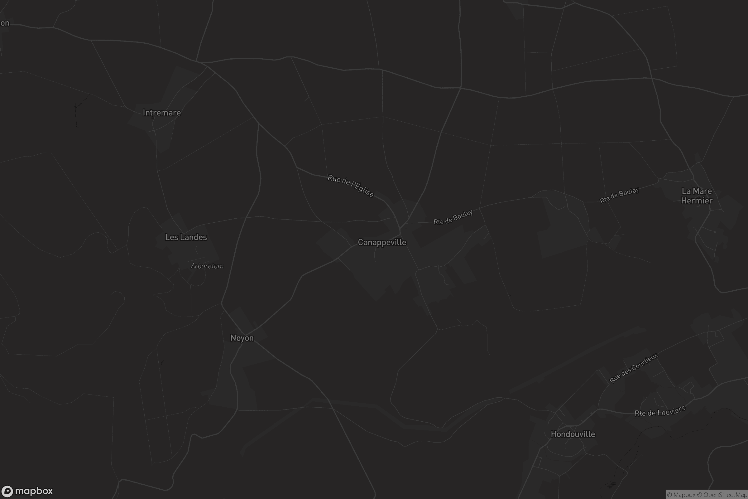 Carte de Canappeville