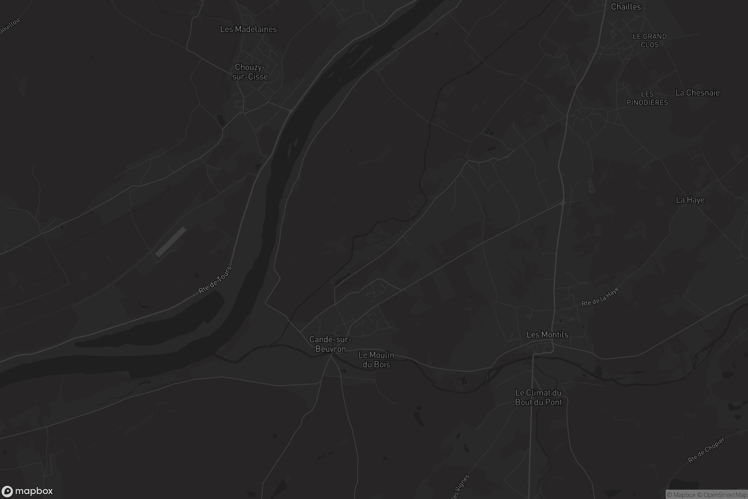 Carte de Candé-sur-Beuvron