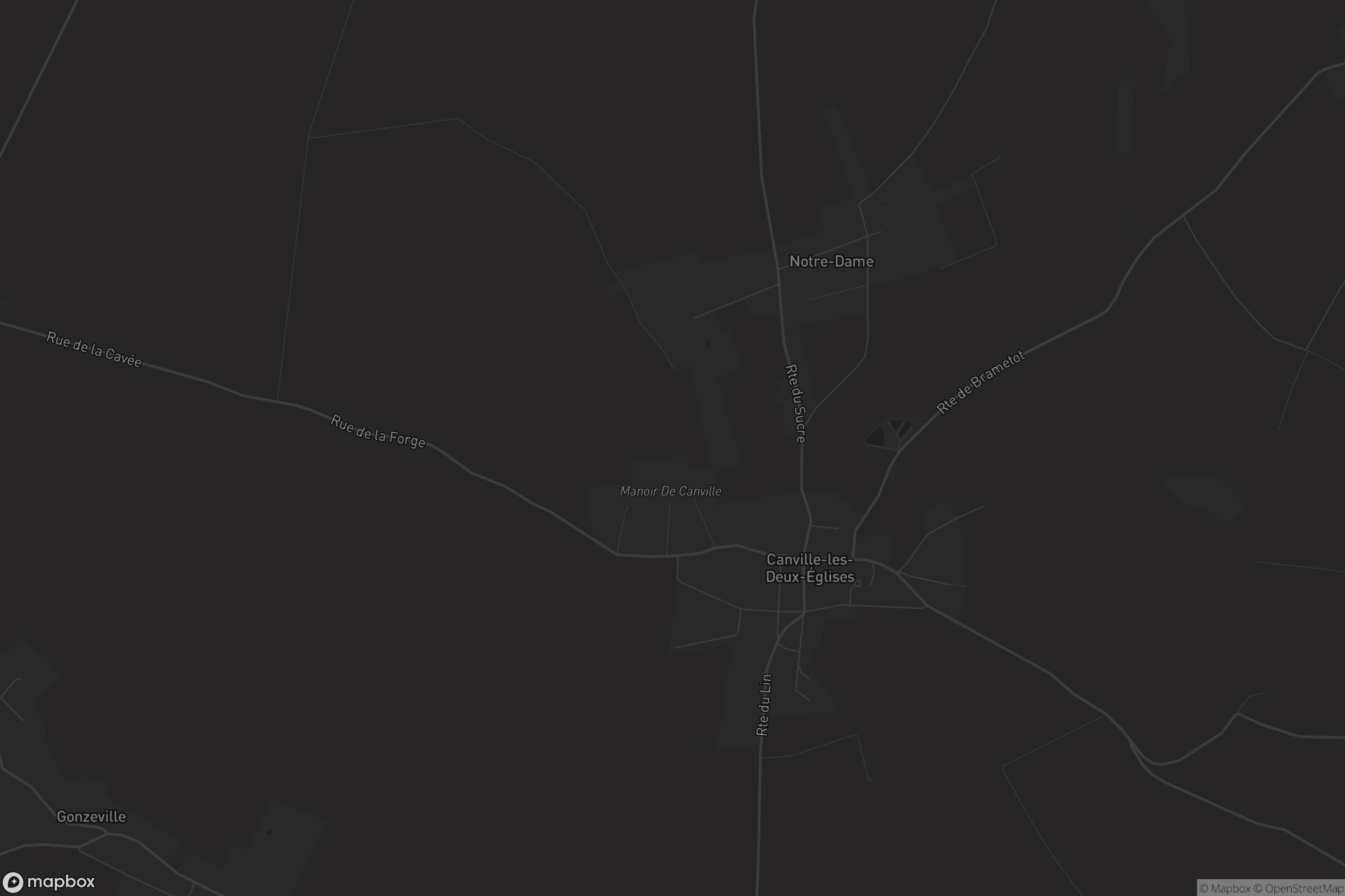 Carte de Canville-les-Deux-Églises
