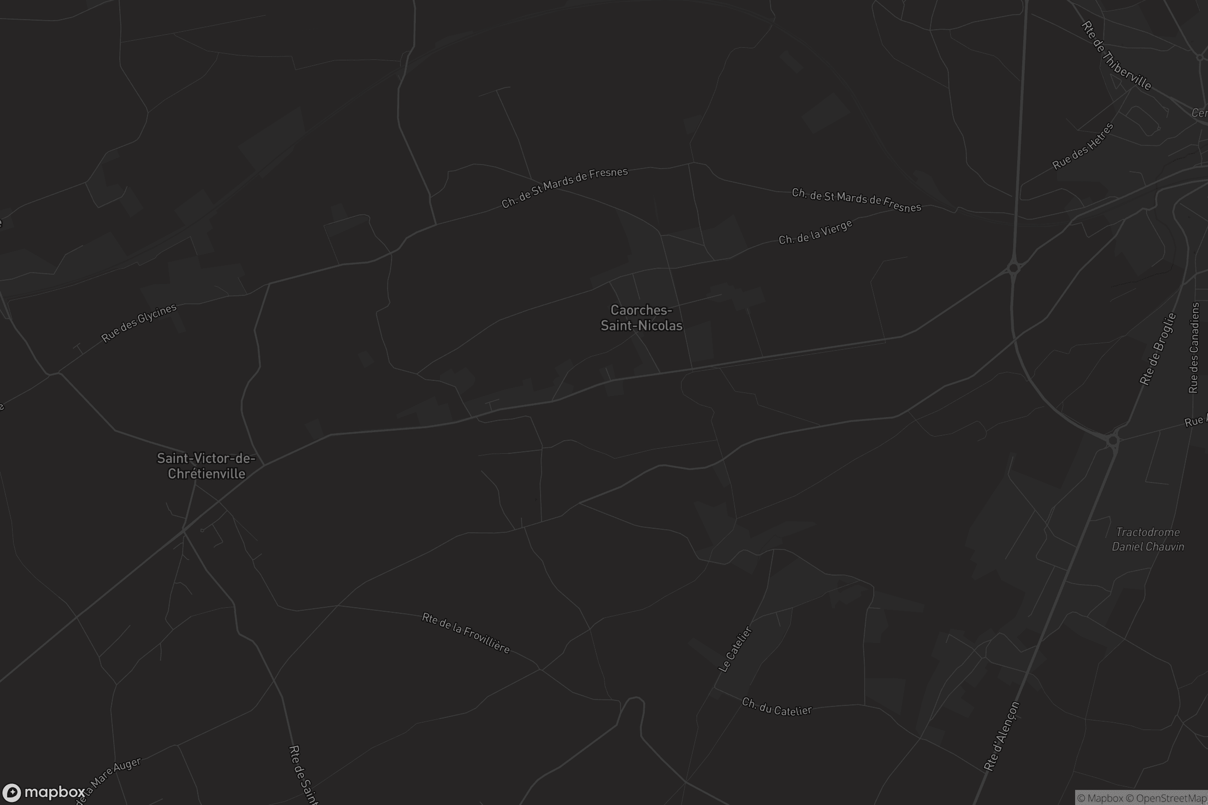 Carte de Caorches-Saint-Nicolas