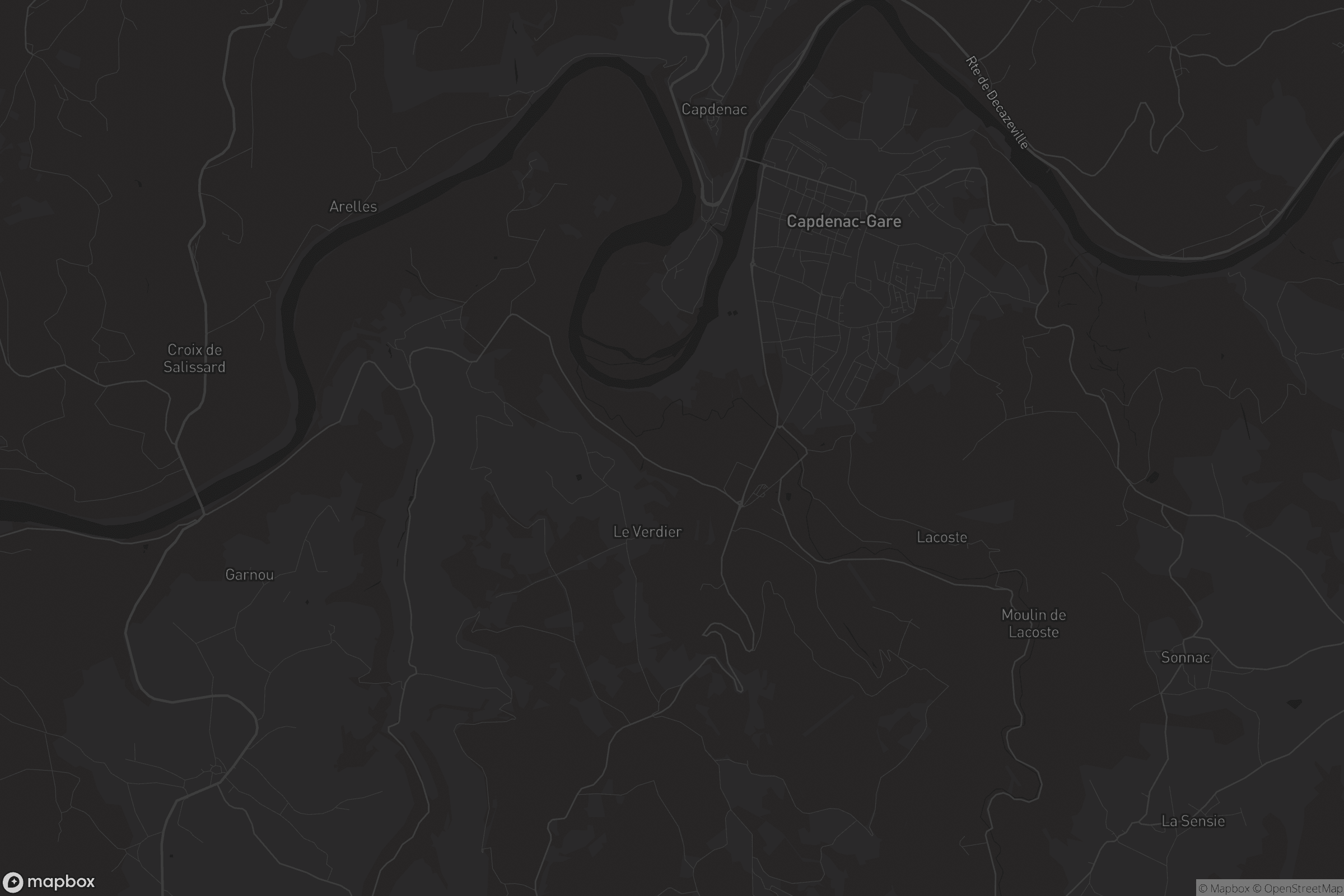 Carte de Capdenac-Gare