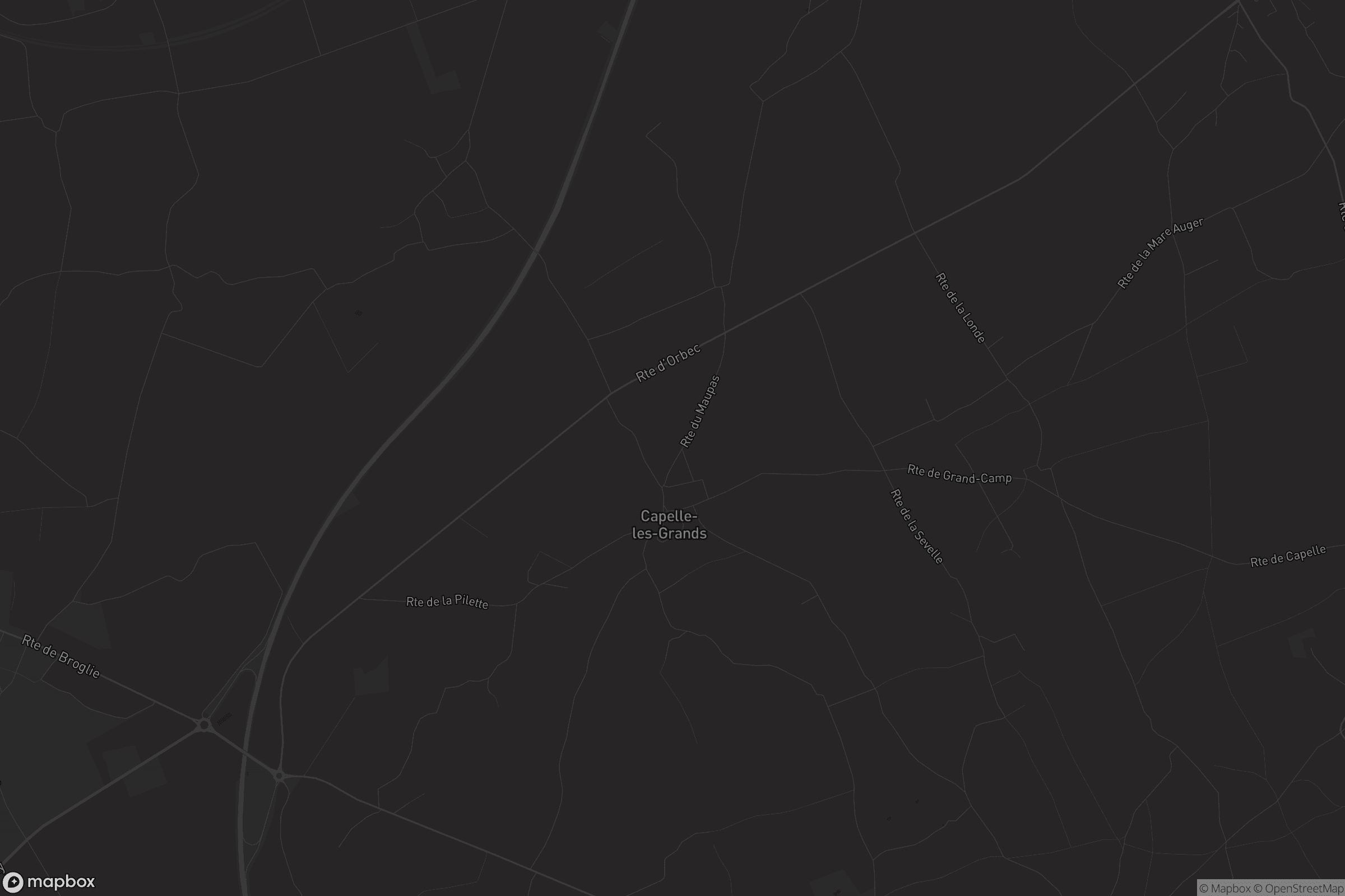 Carte de Capelle-les-Grands