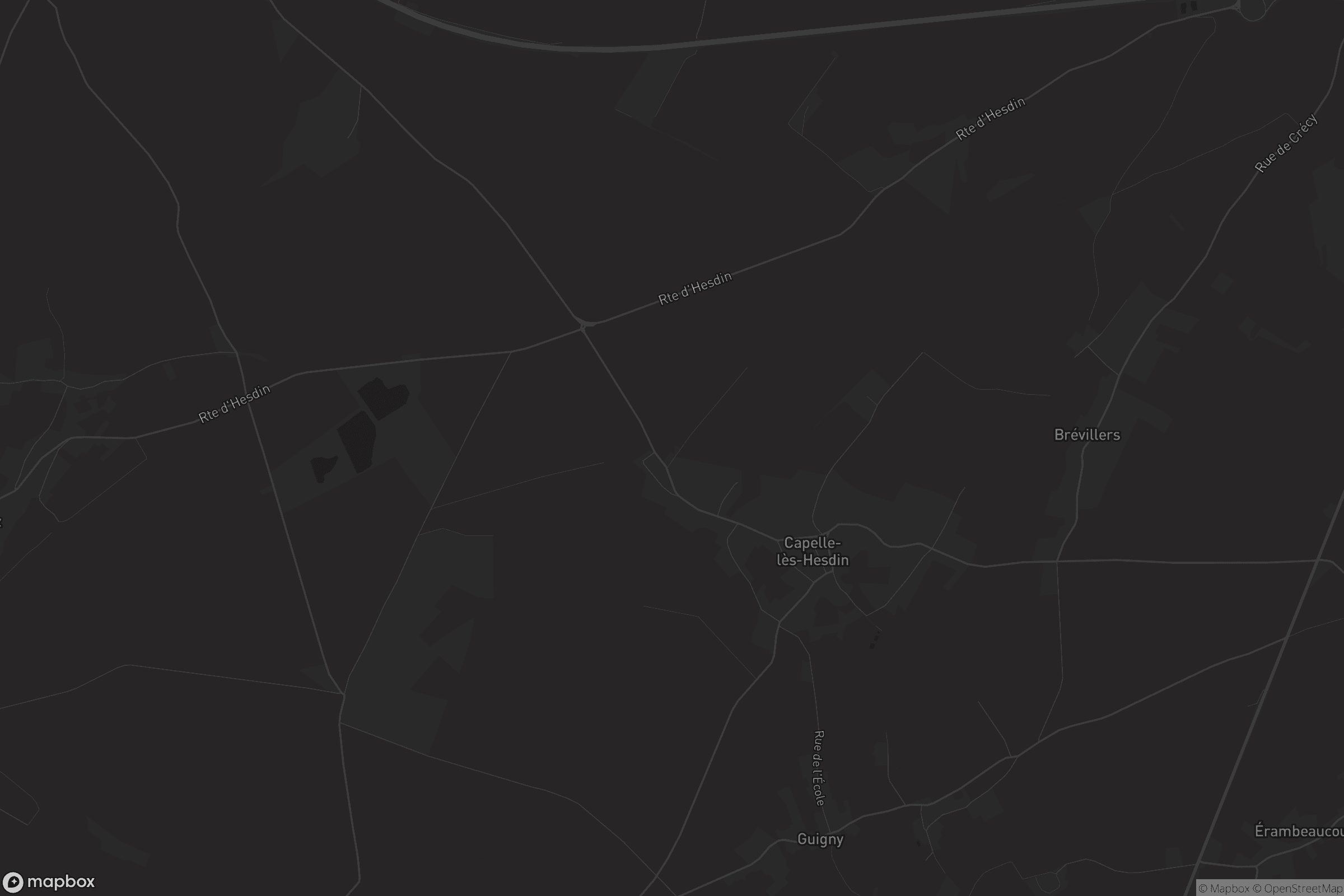 Carte de Capelle-lès-Hesdin