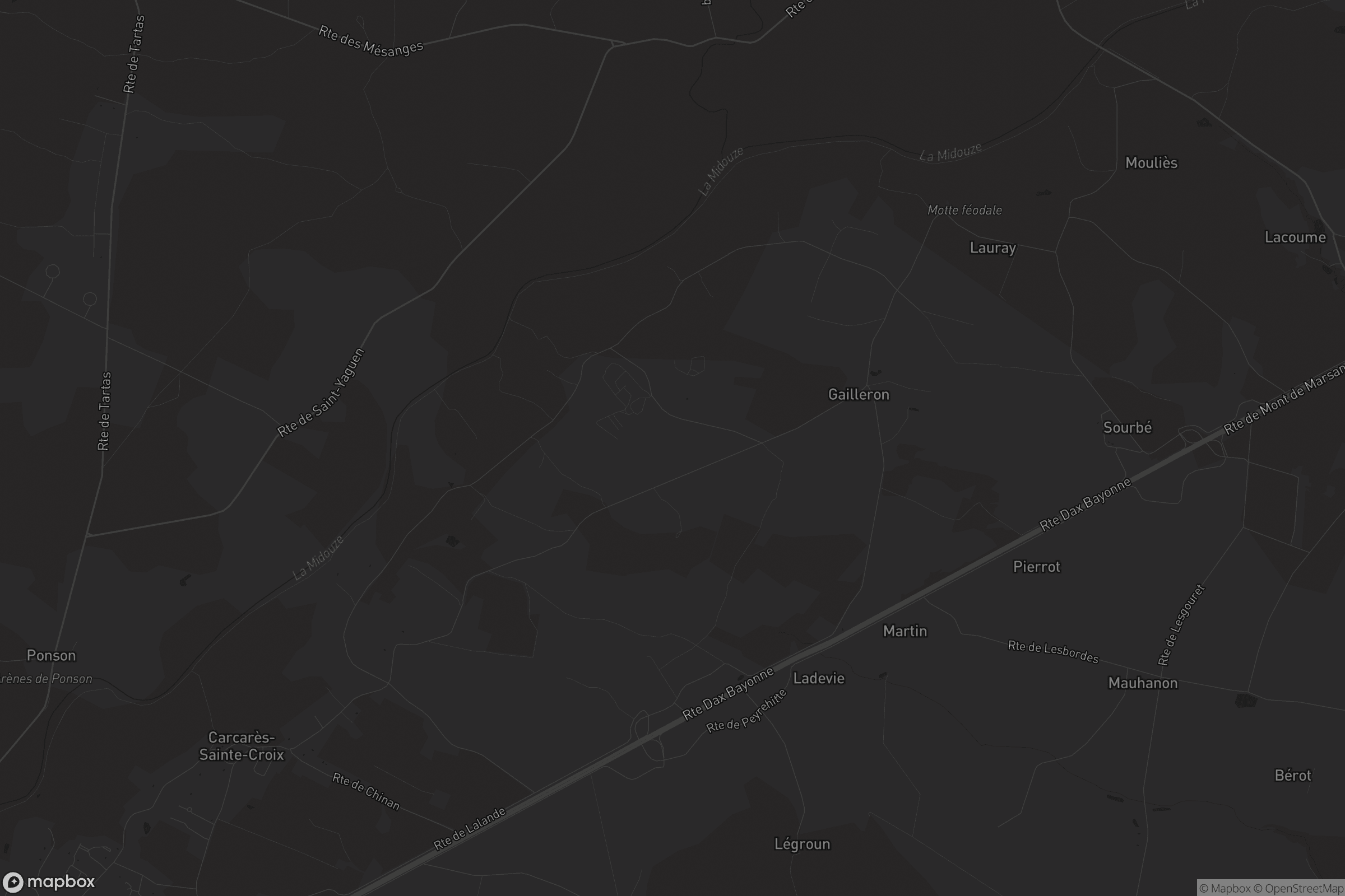 Carte de Carcarès-Sainte-Croix