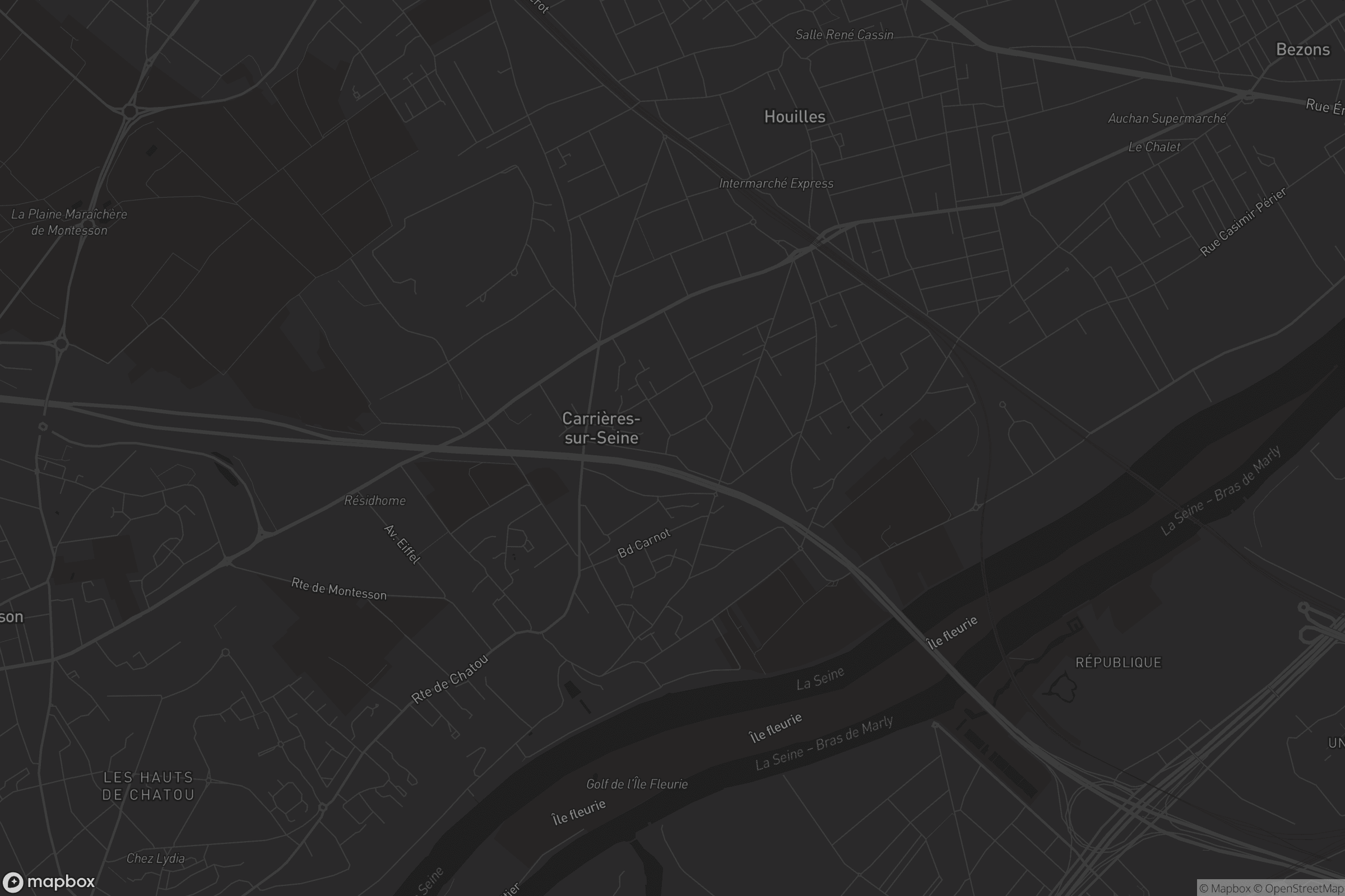 Carte de Carrières-sur-Seine