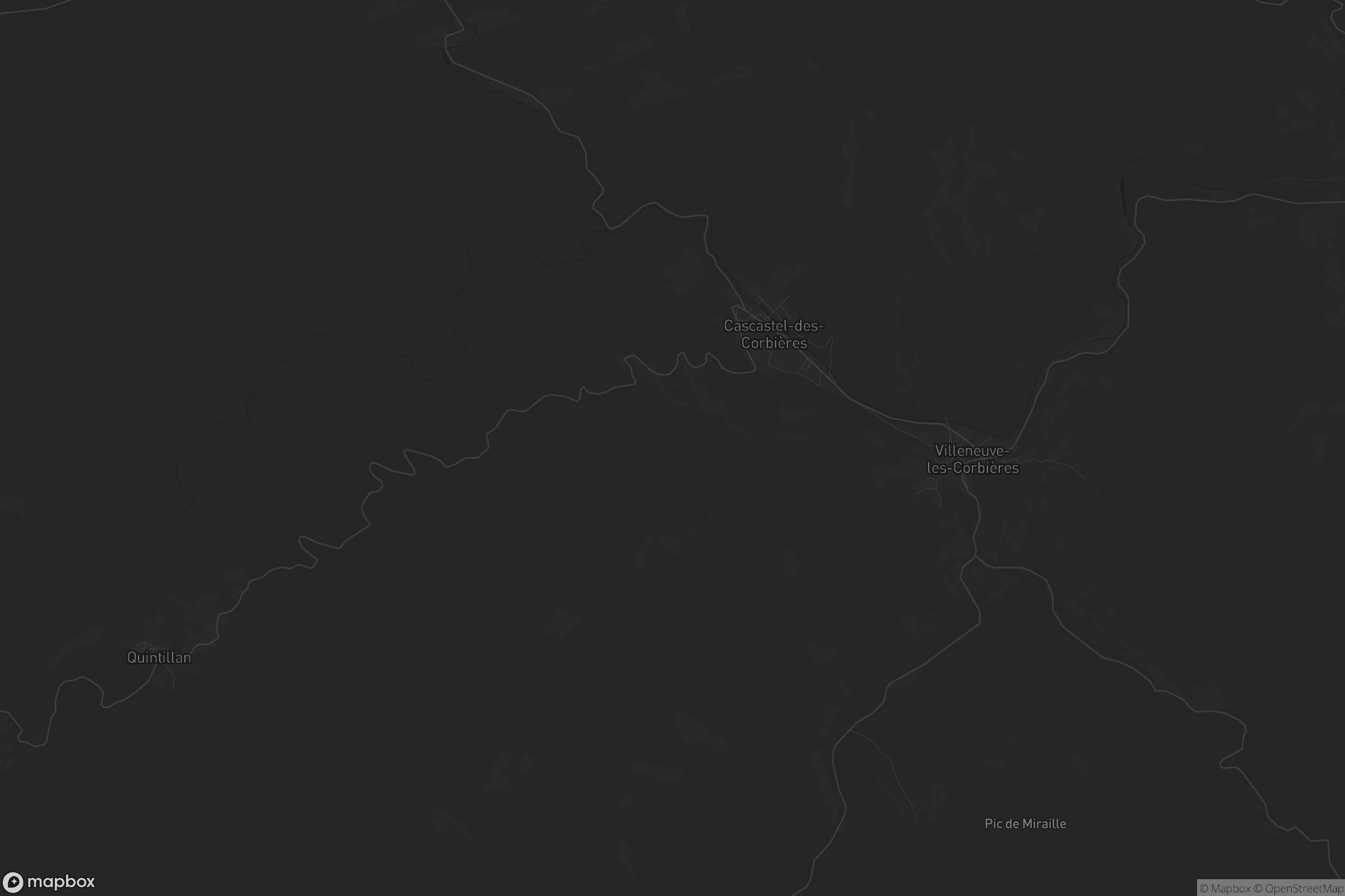 Carte de Cascastel-des-Corbières