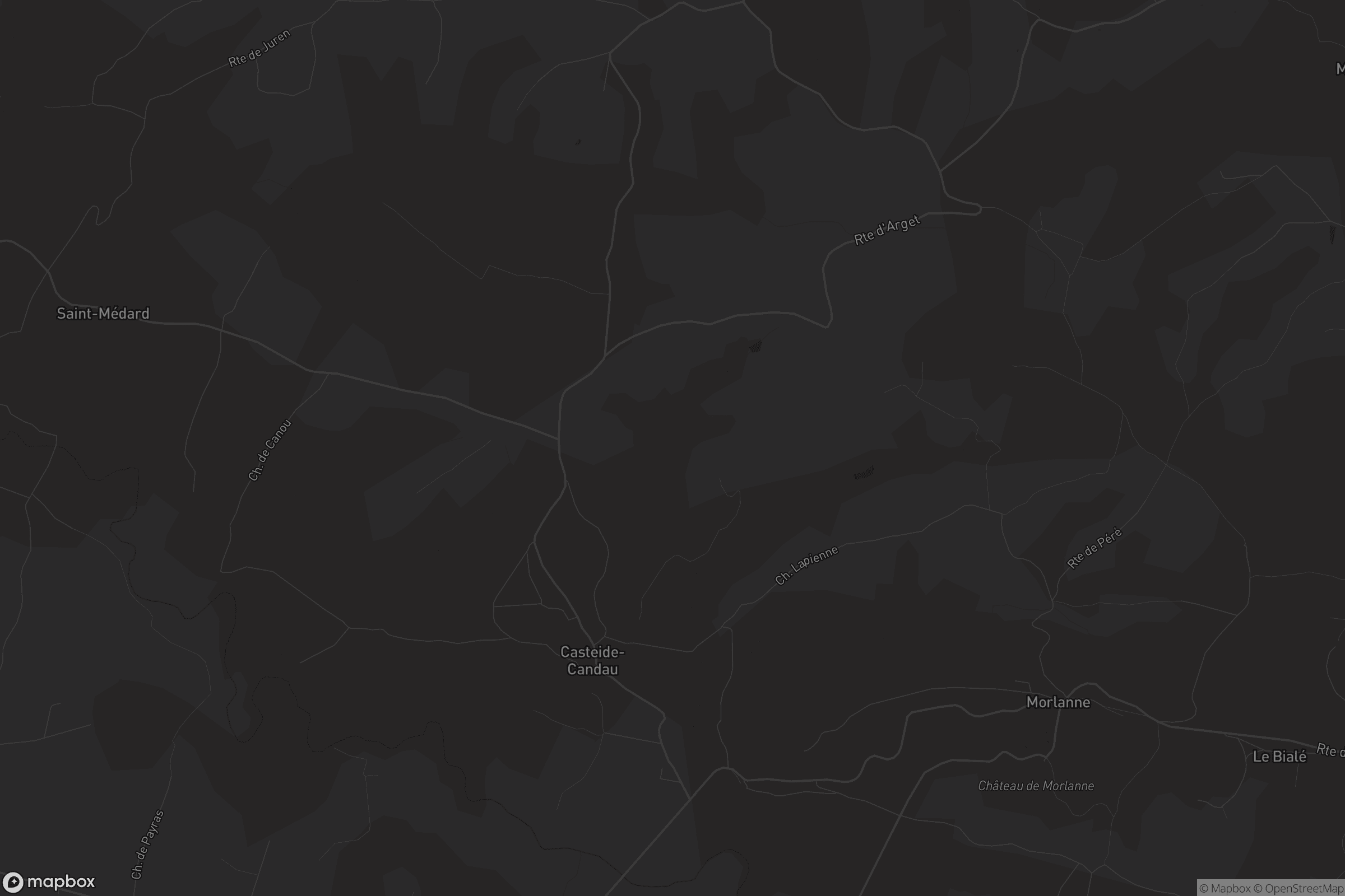 Carte de Casteide-Candau