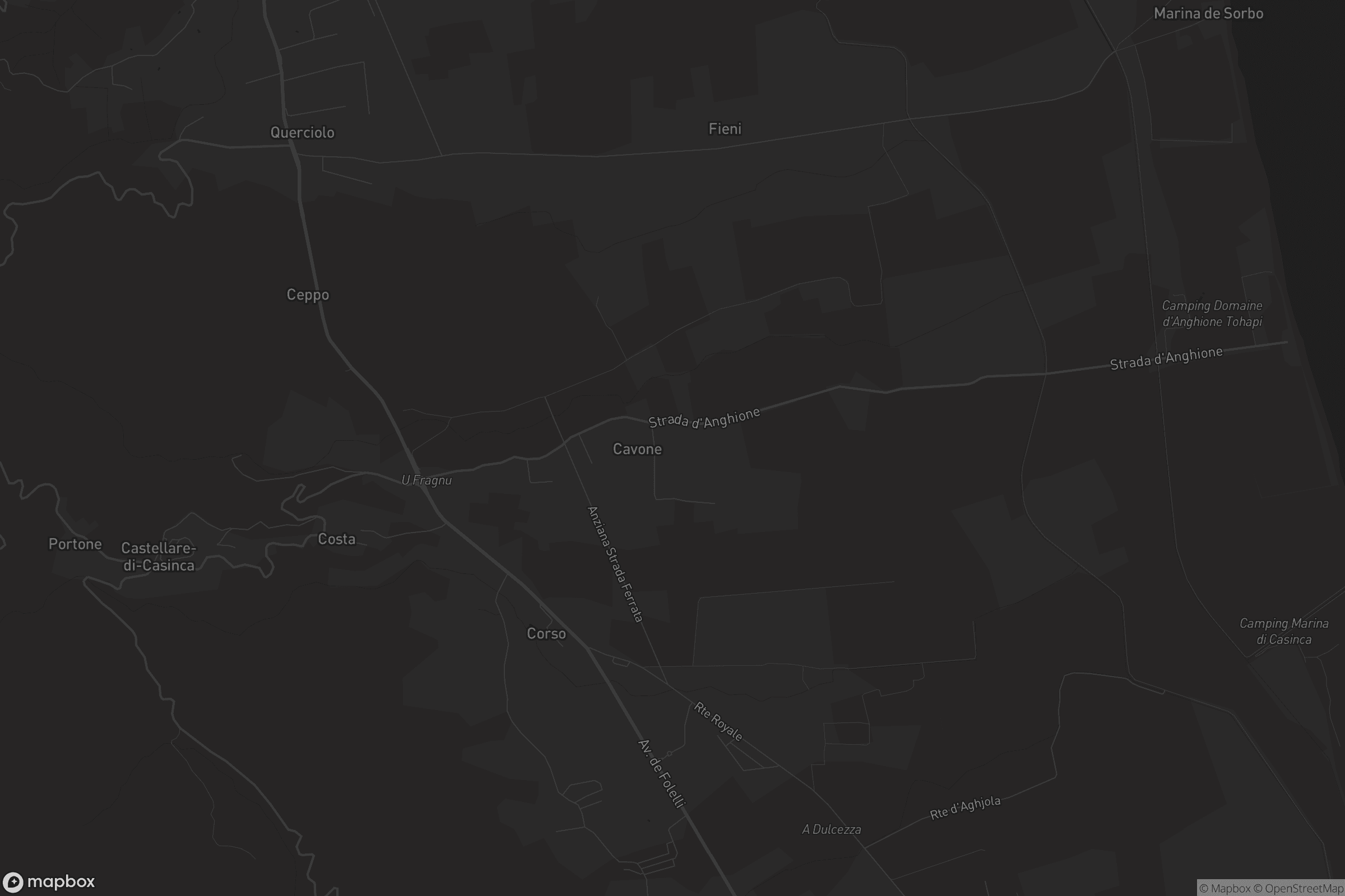 Carte de Castellare-di-Casinca