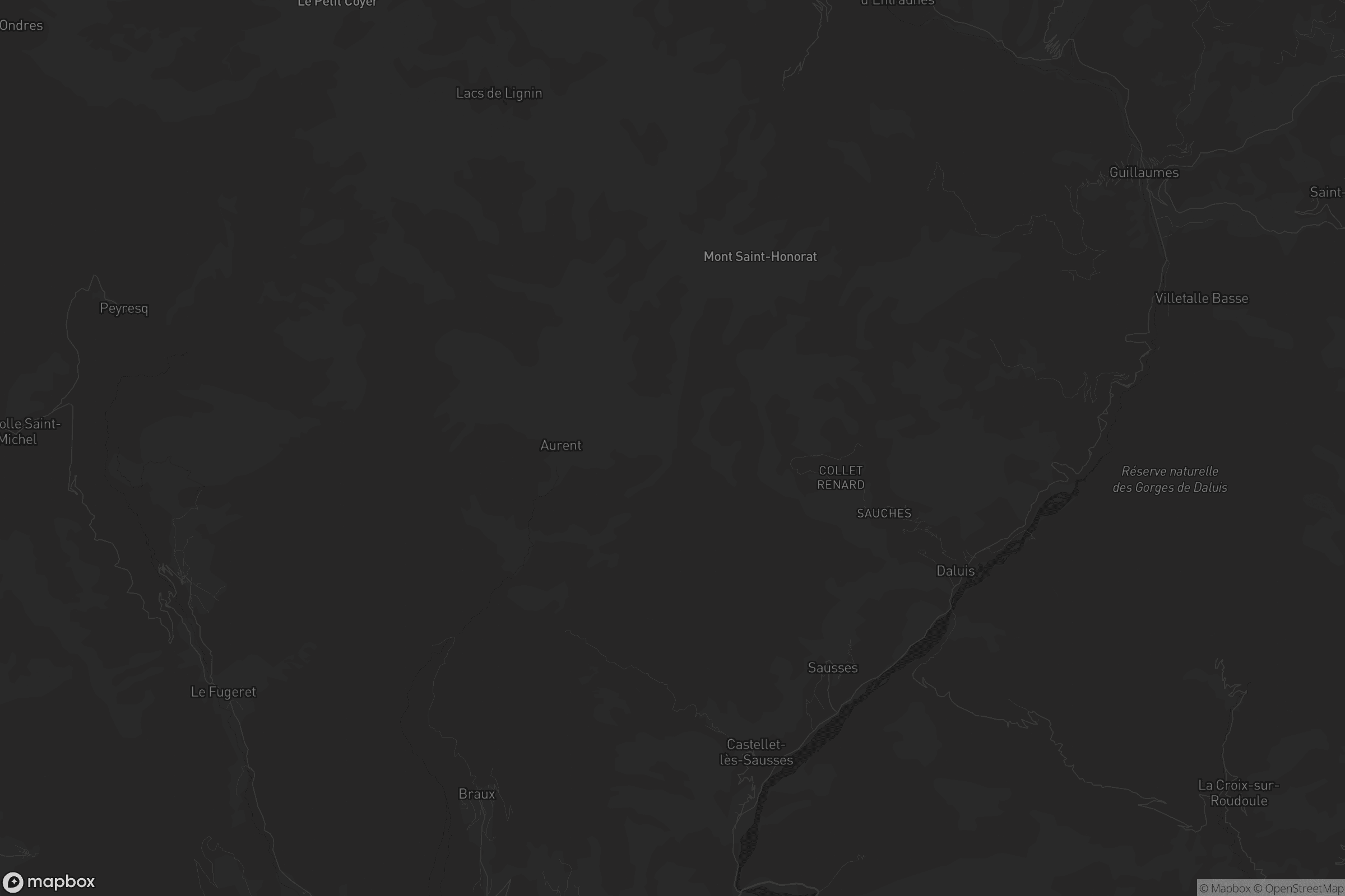 Carte de Castellet-lès-Sausses