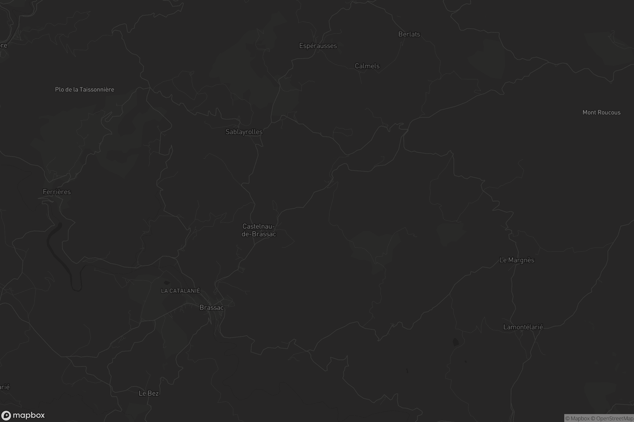 Carte de Castelnau-de-Brassac