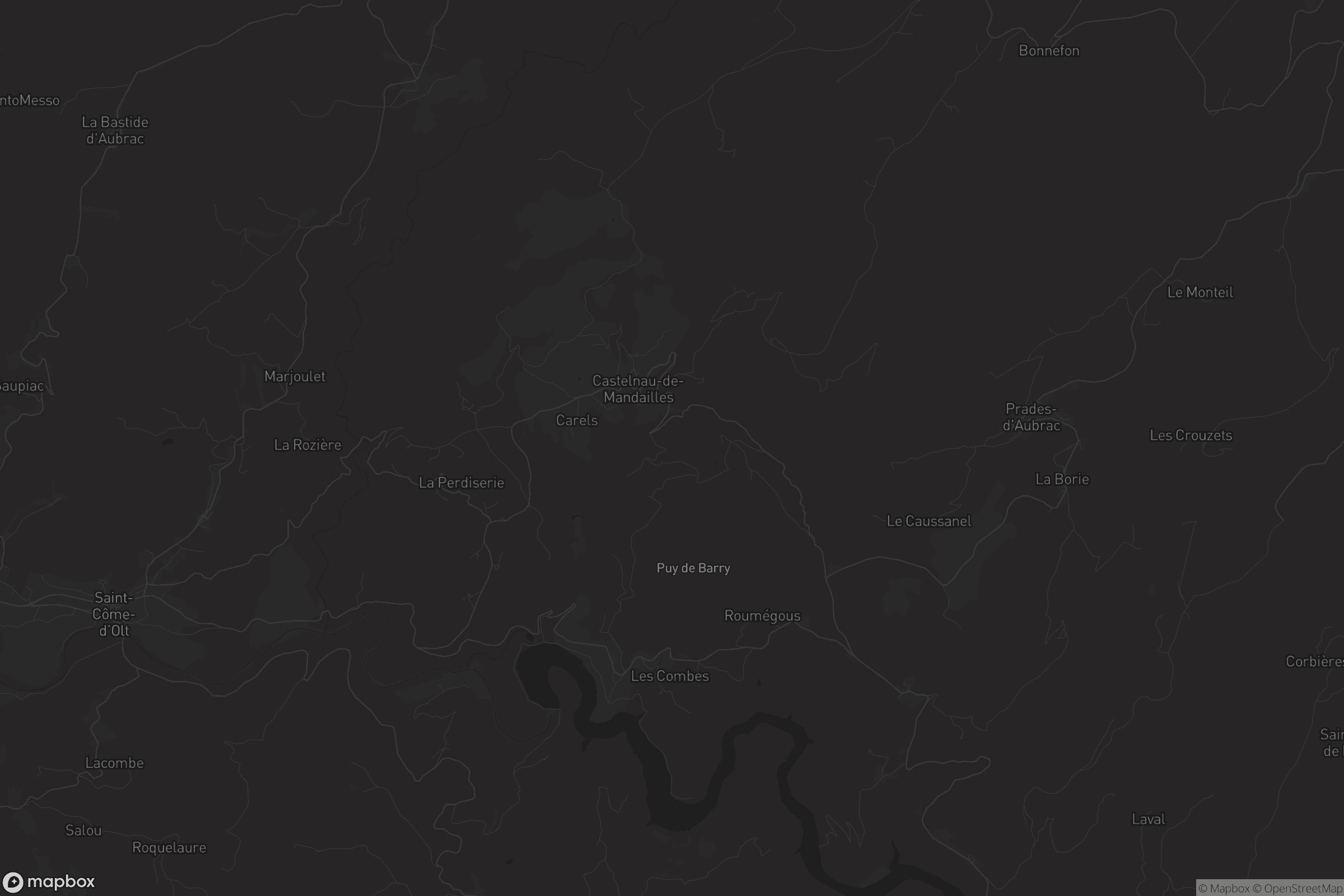 Carte de Castelnau-de-Mandailles