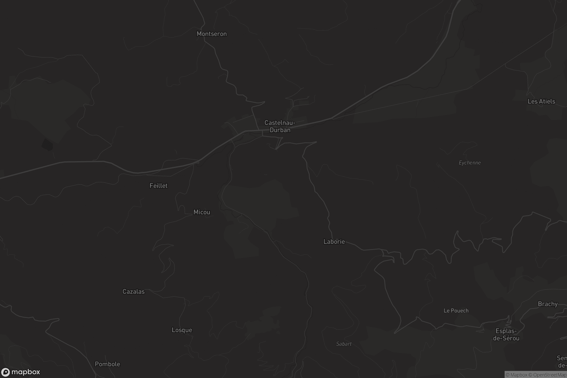 Carte de Castelnau-Durban