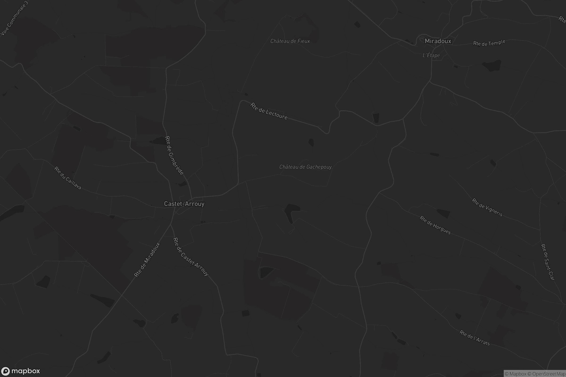 Carte de Castet-Arrouy