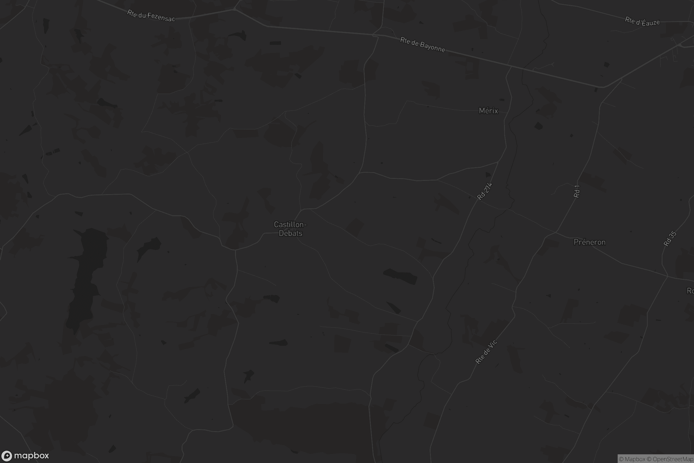 Carte de Castillon-Debats