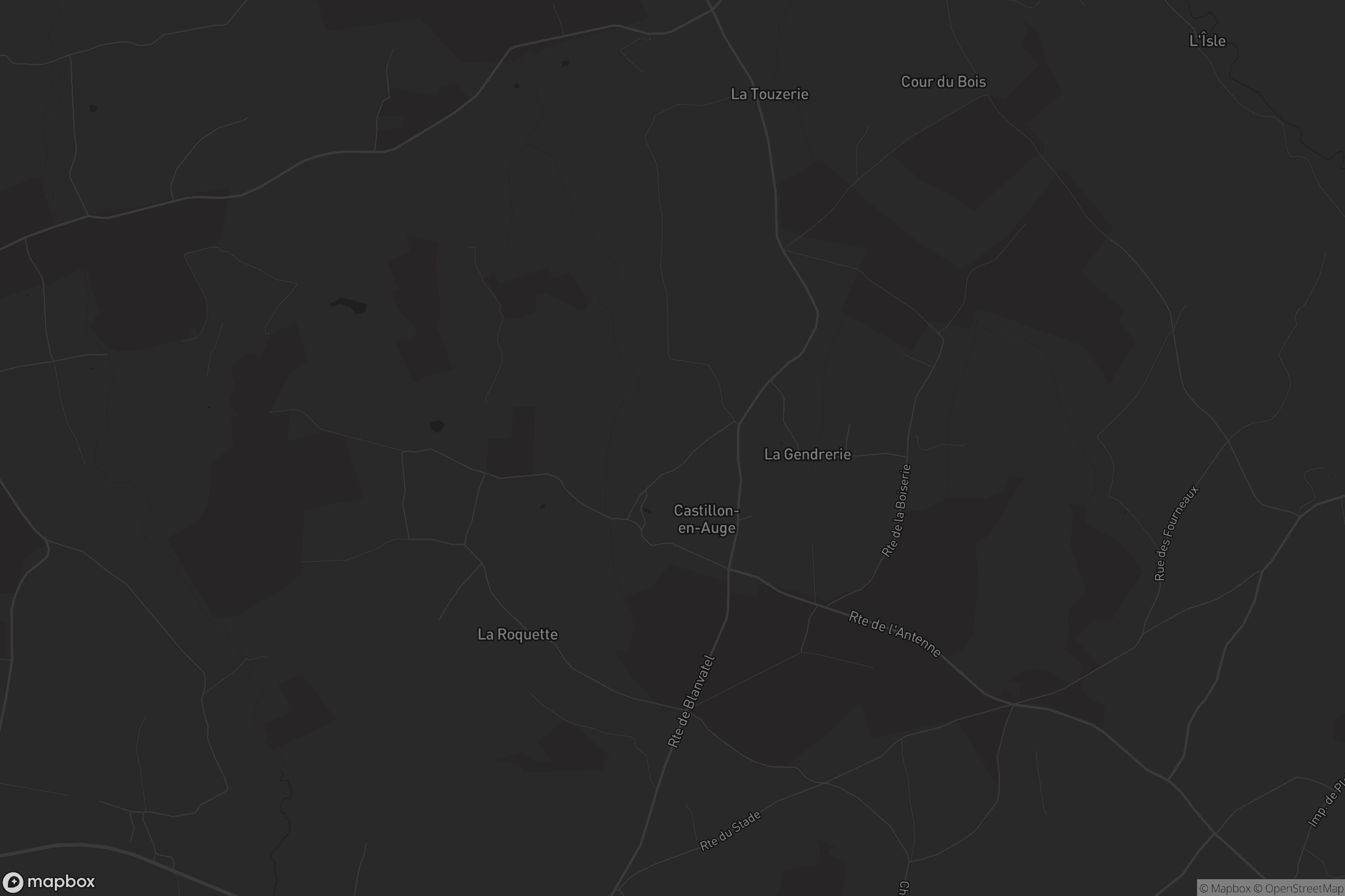 Carte de Castillon-en-Auge