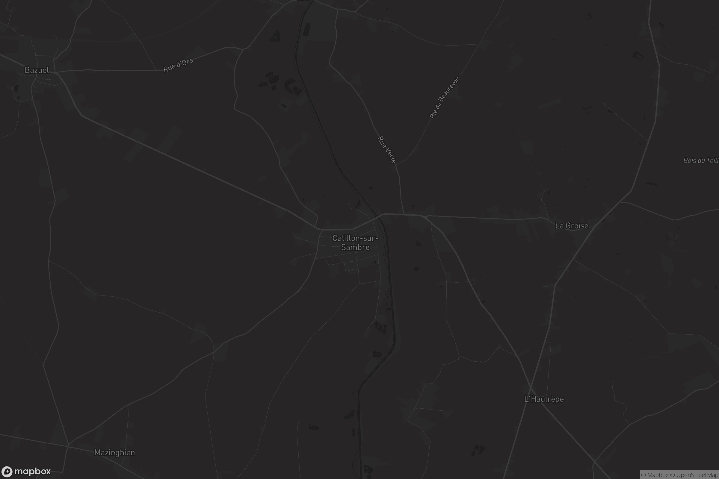 Carte de Catillon-sur-Sambre