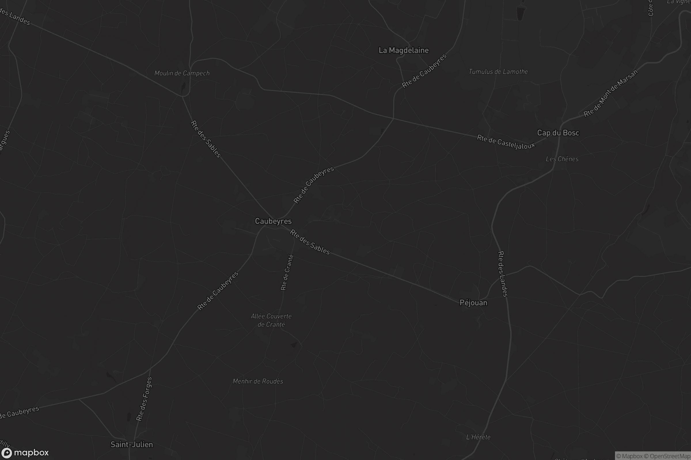 Carte de Caubeyres