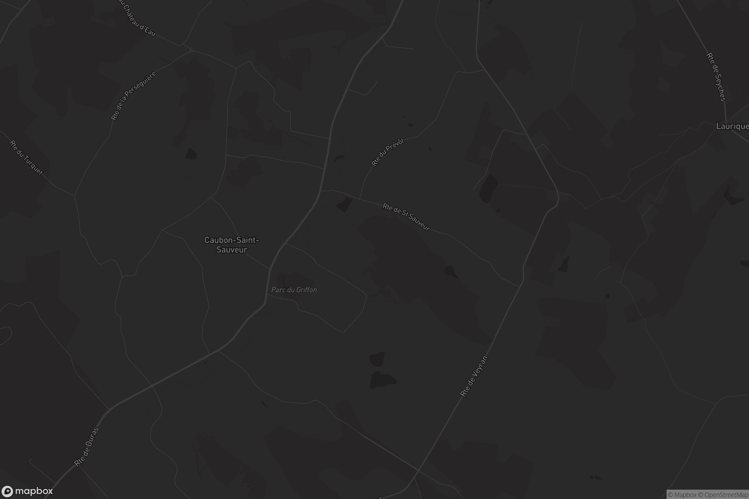 Carte de Caubon-Saint-Sauveur