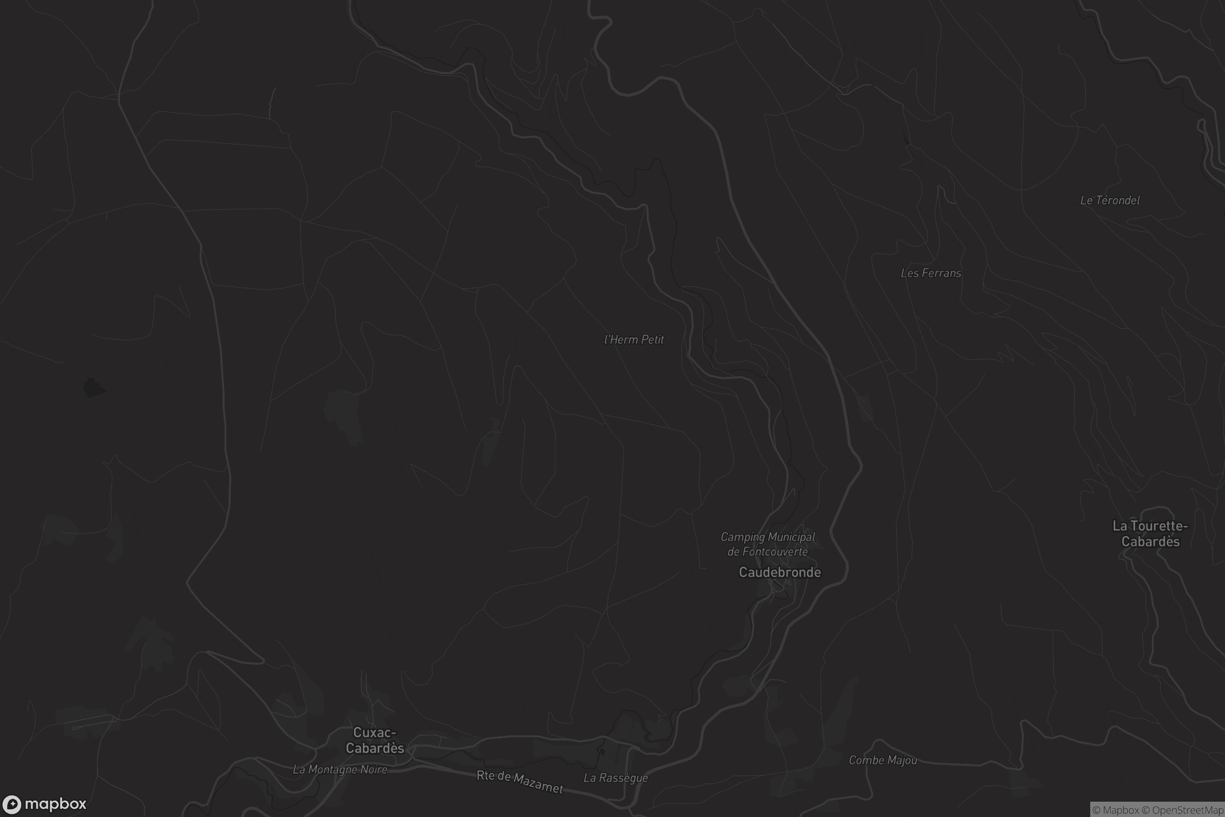 Carte de Caudebronde