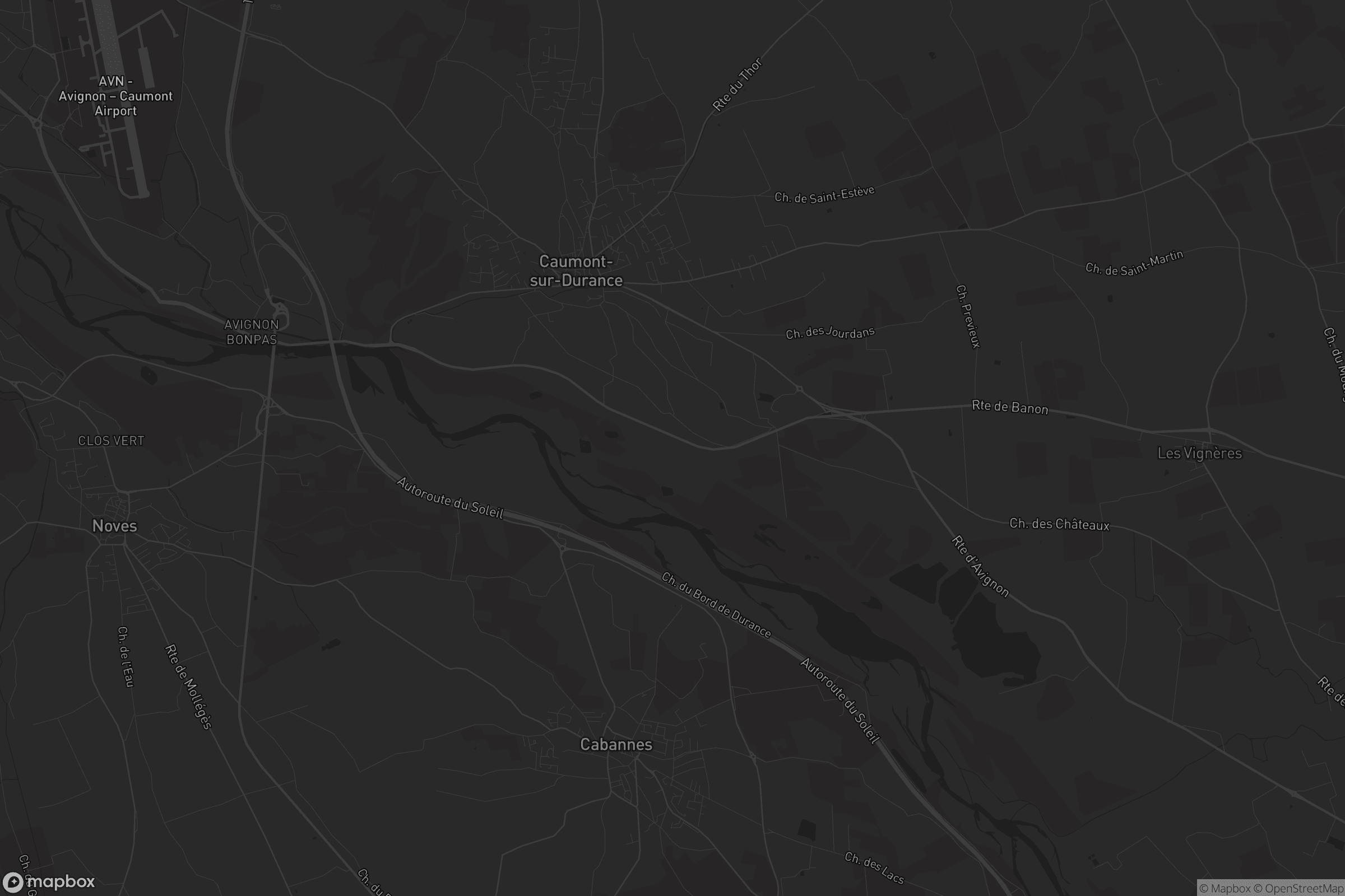 Carte de Caumont-sur-Durance