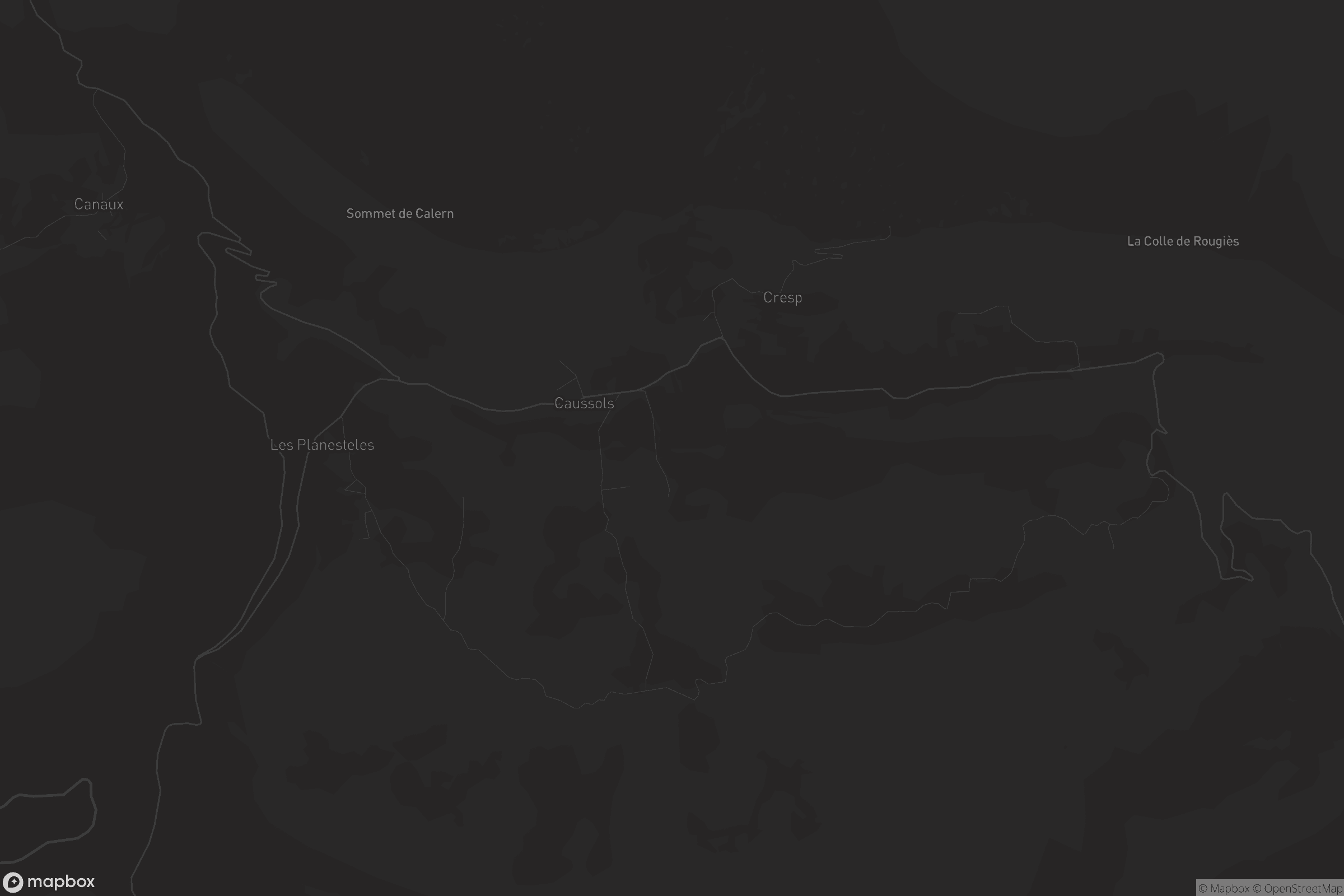 Carte de Caussols
