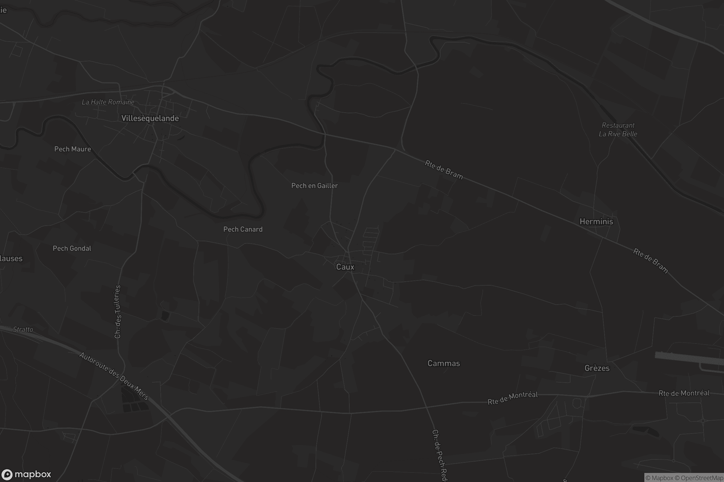 Carte de Caux-et-Sauzens