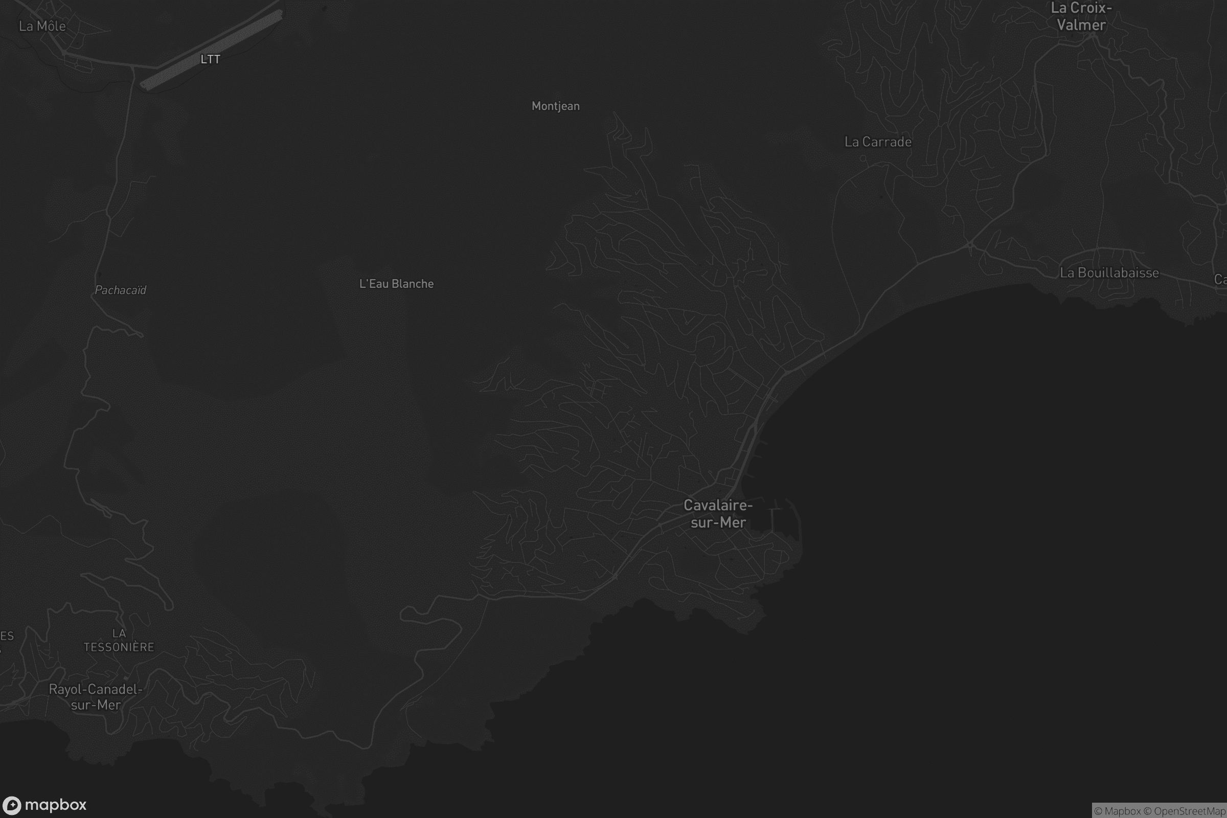 Carte de Cavalaire-sur-Mer