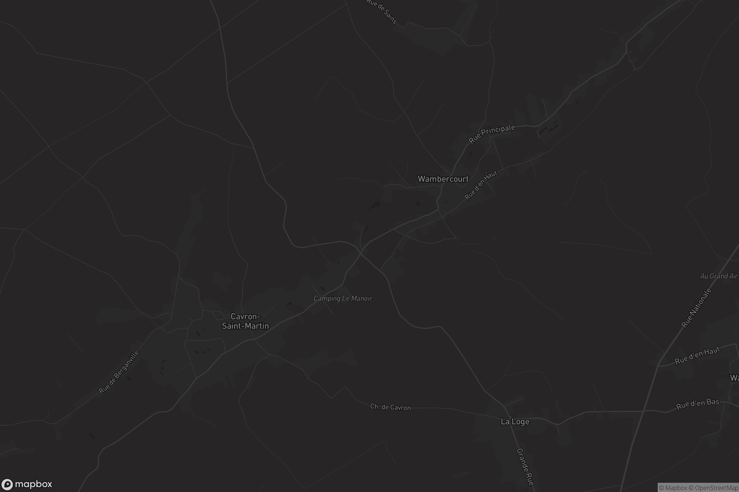 Carte de Cavron-Saint-Martin