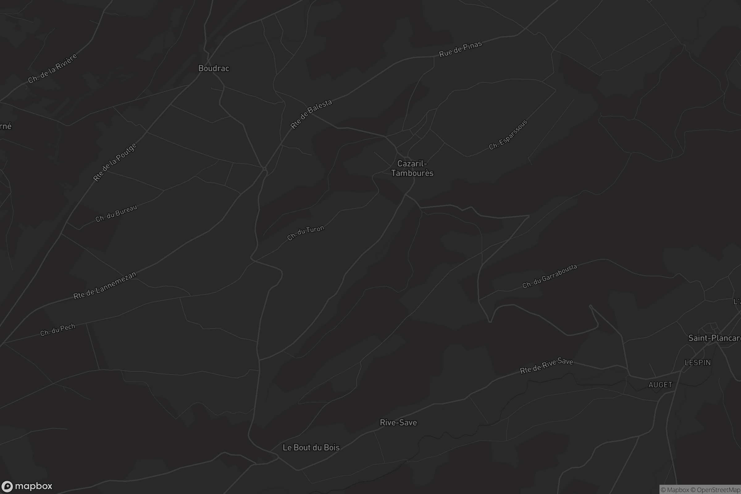 Carte de Cazaril-Tambourès