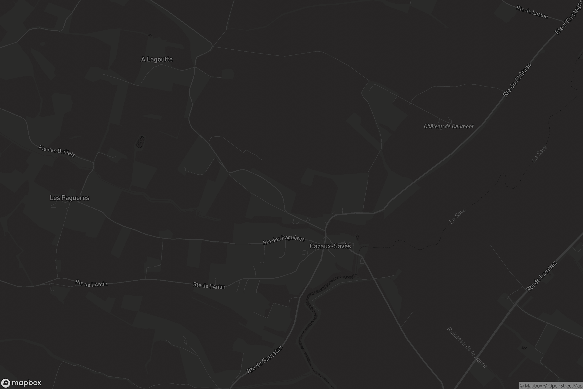 Carte de Cazaux-Savès