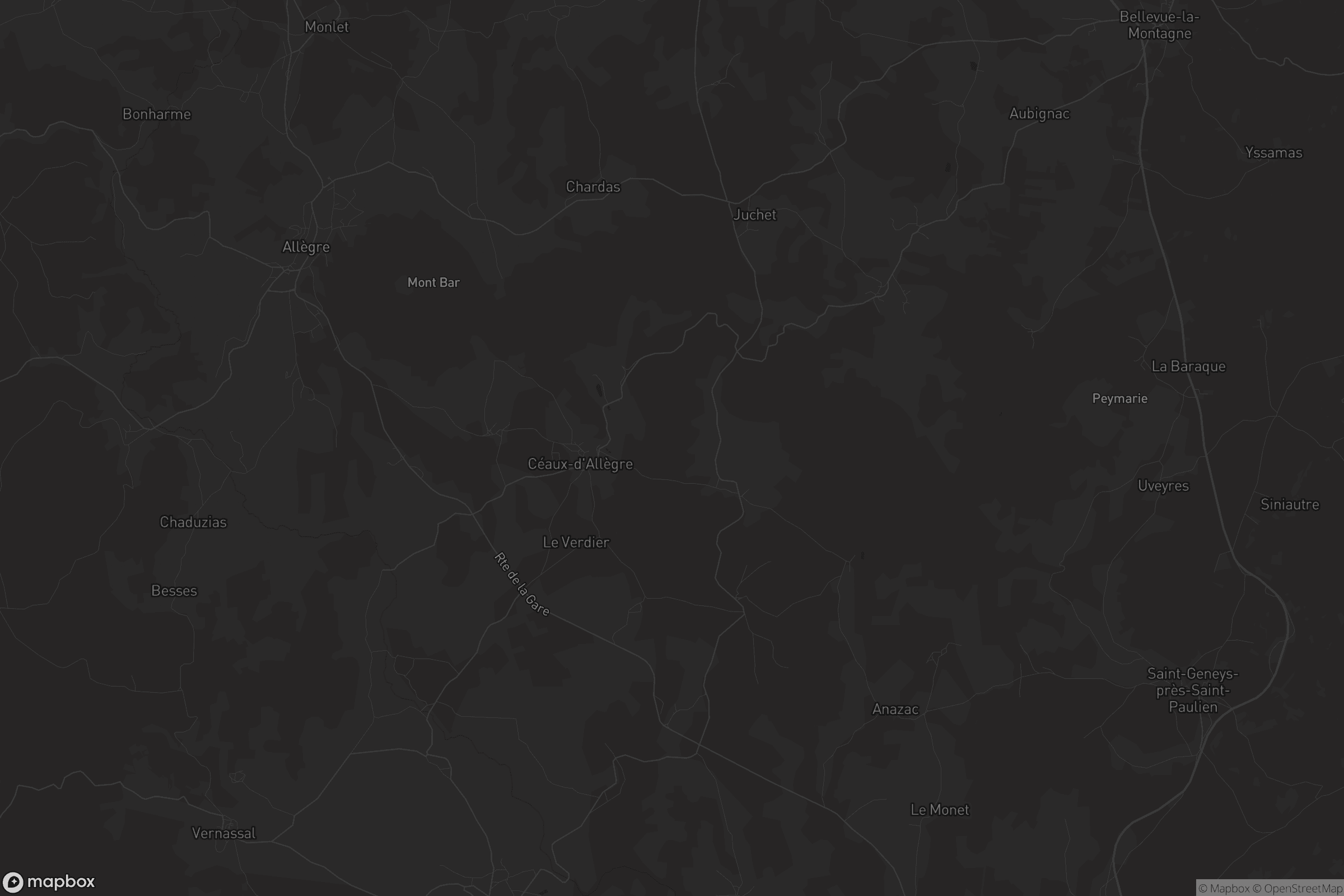 Carte de Céaux-d'Allègre