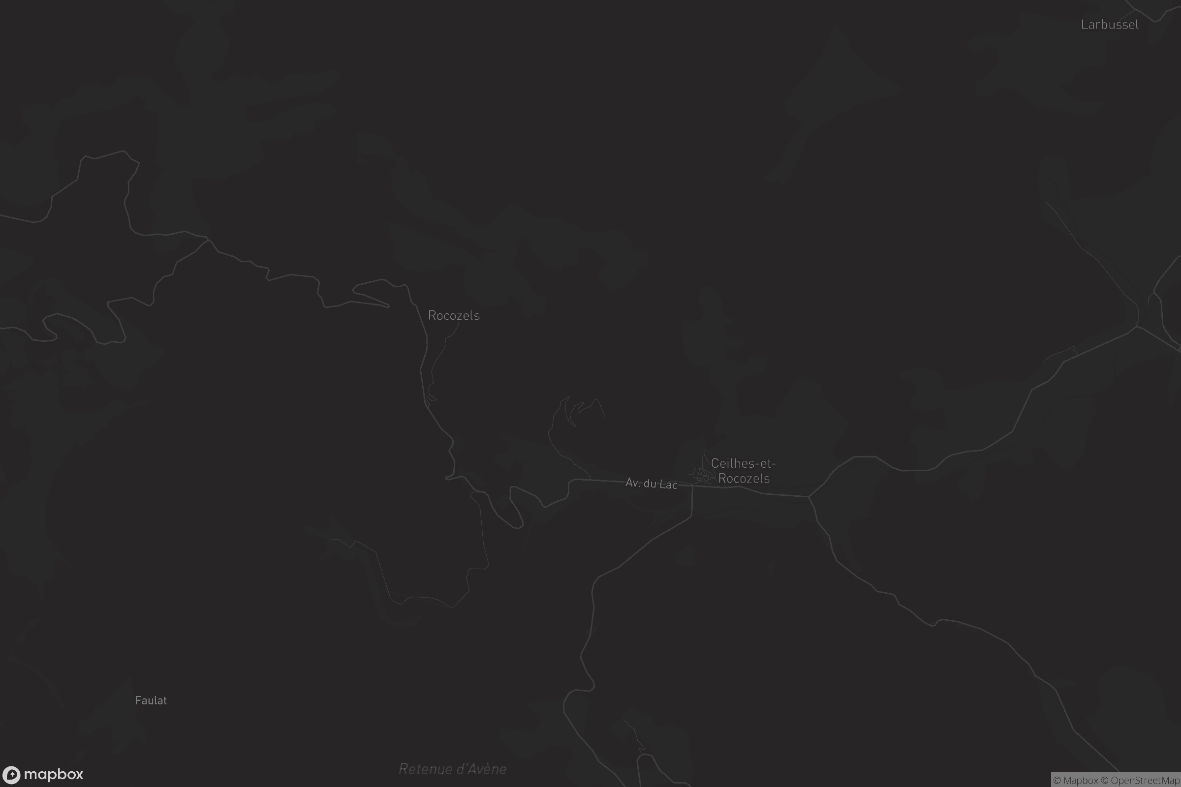 Carte de Ceilhes-et-Rocozels