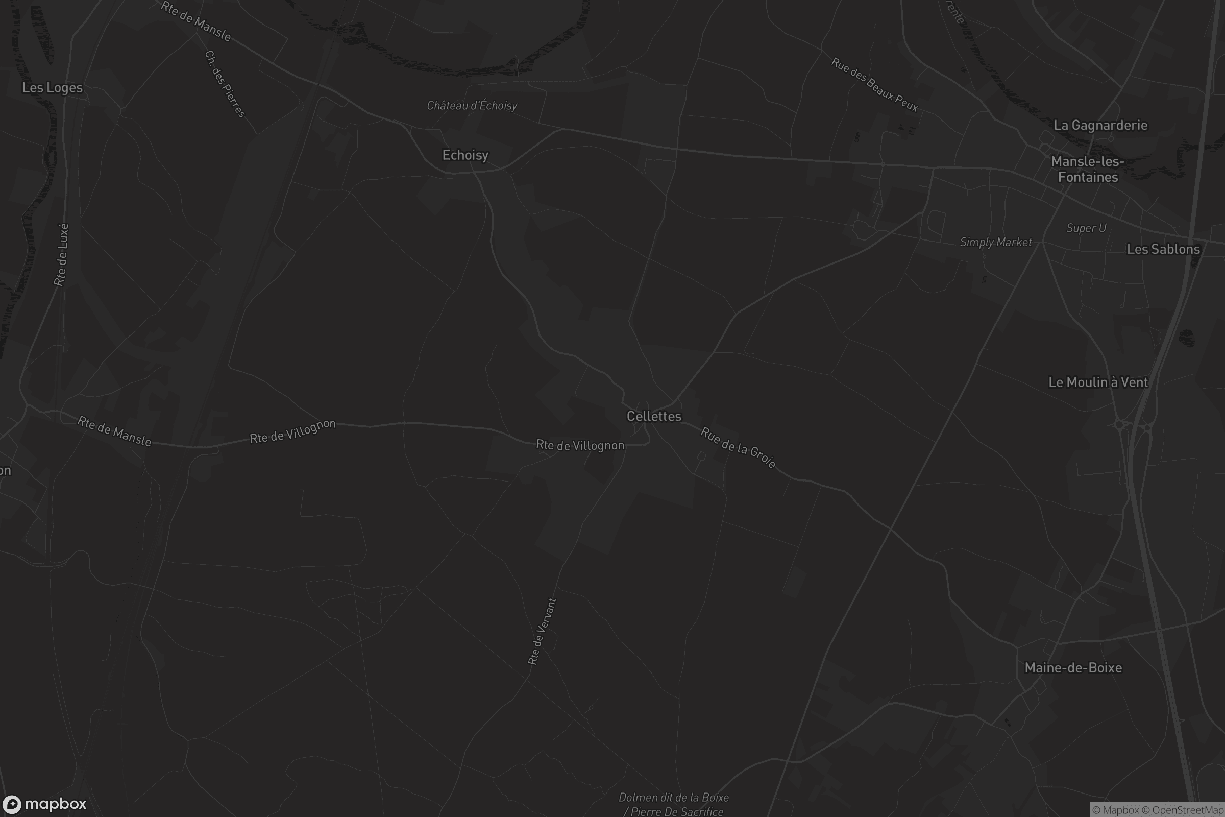 Carte de Cellettes