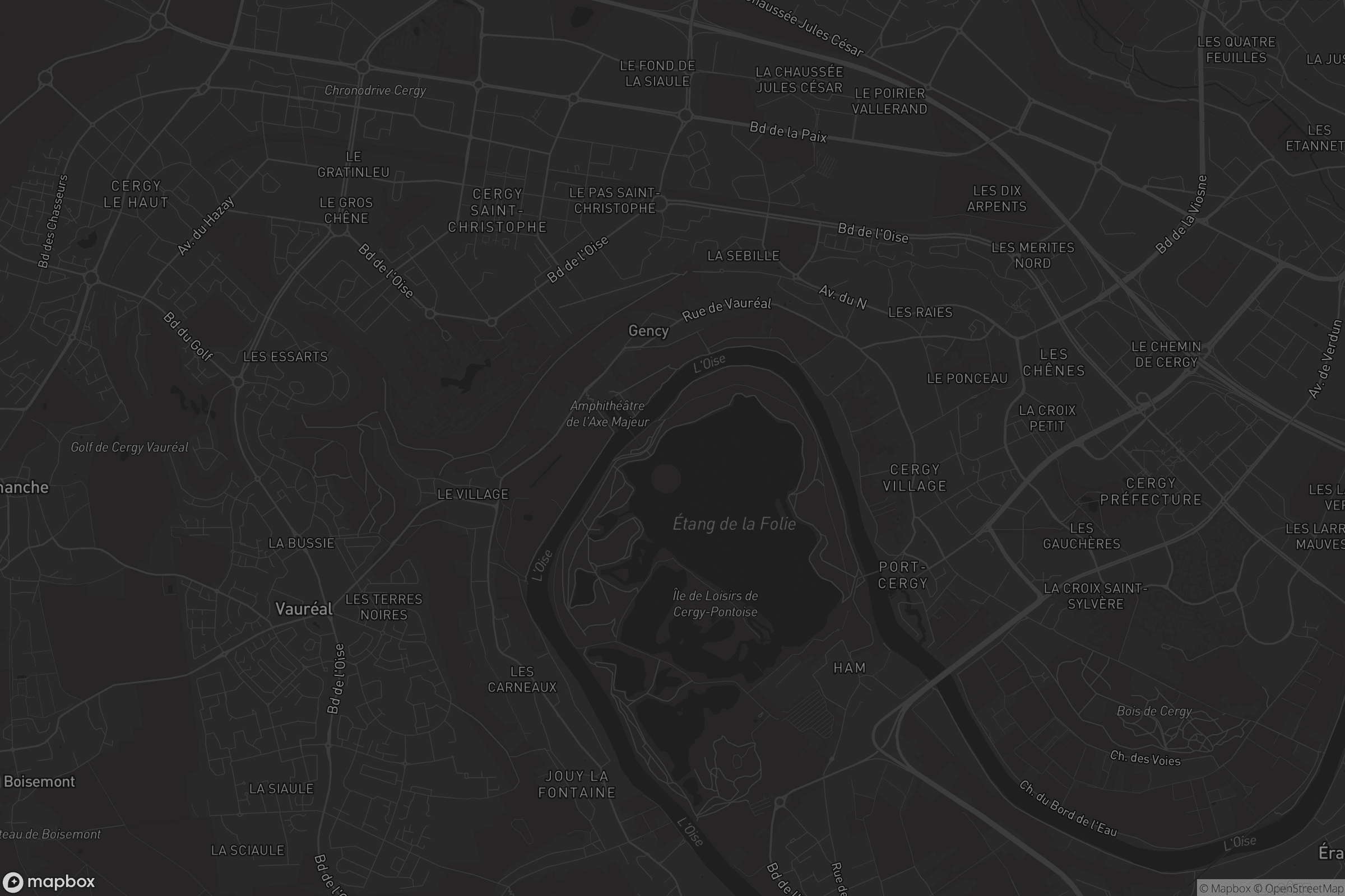 Carte de Cergy
