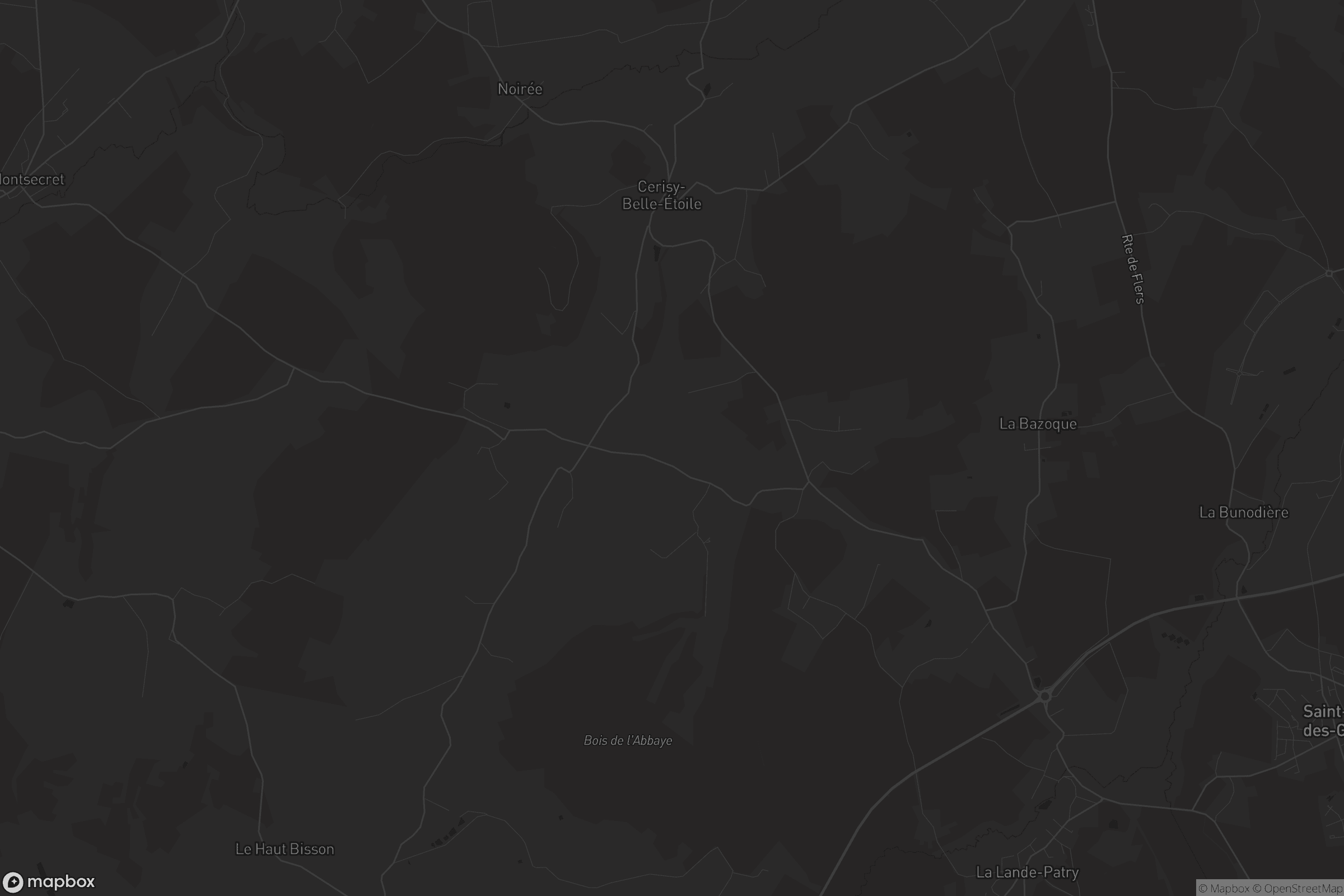 Carte de Cerisy-Belle-Étoile