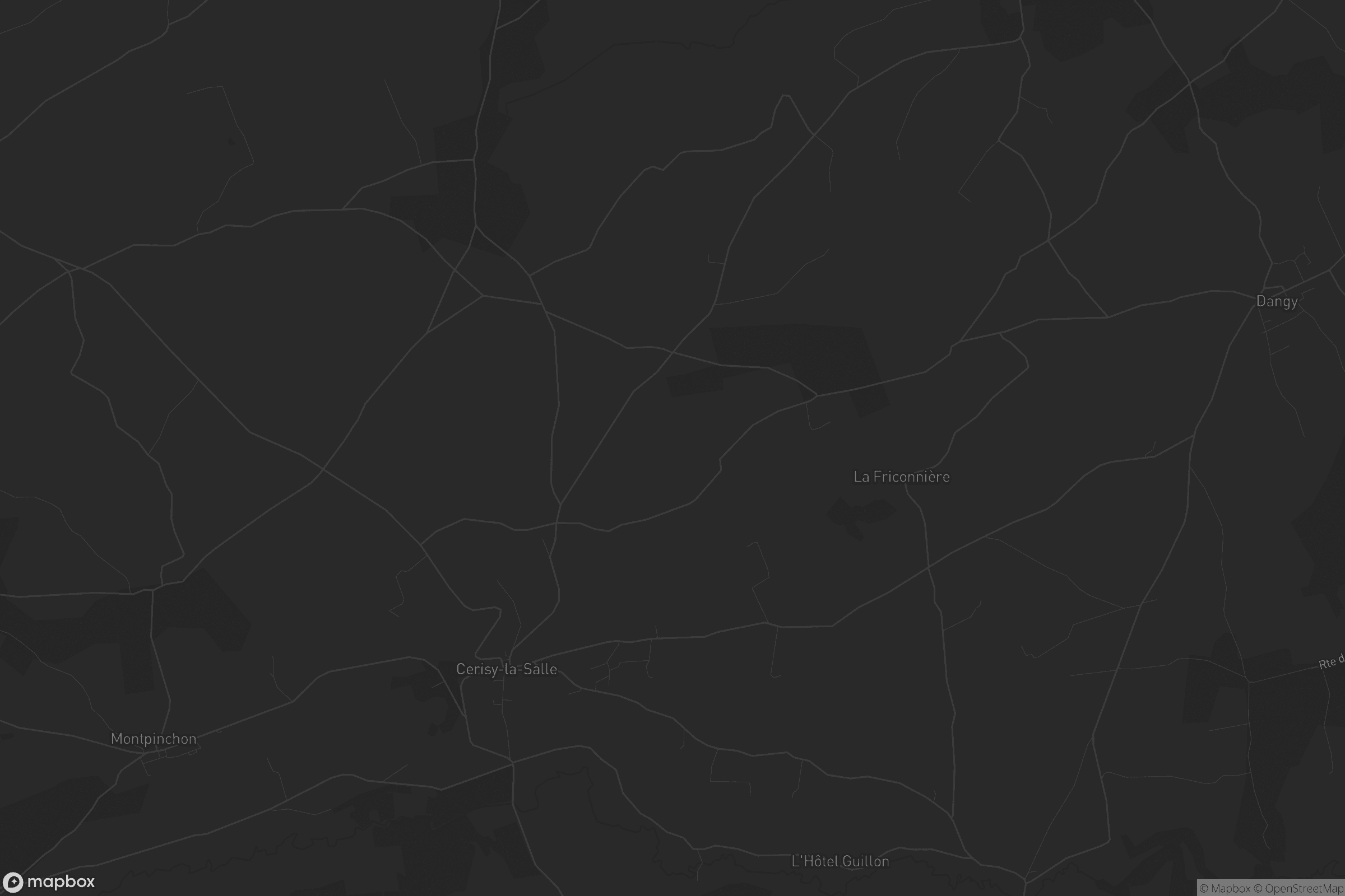 Carte de Cerisy-la-Salle