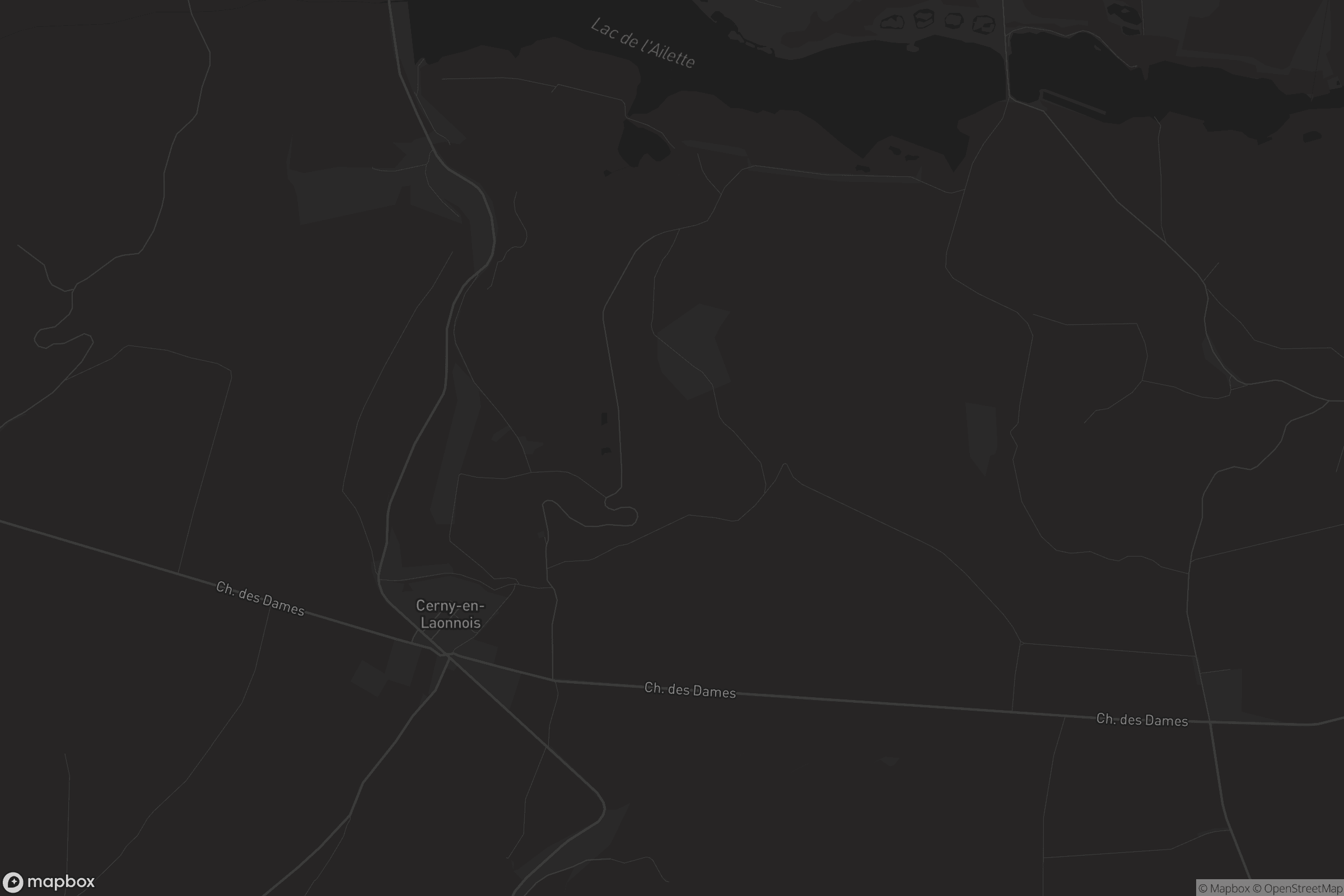 Carte de Cerny-en-Laonnois