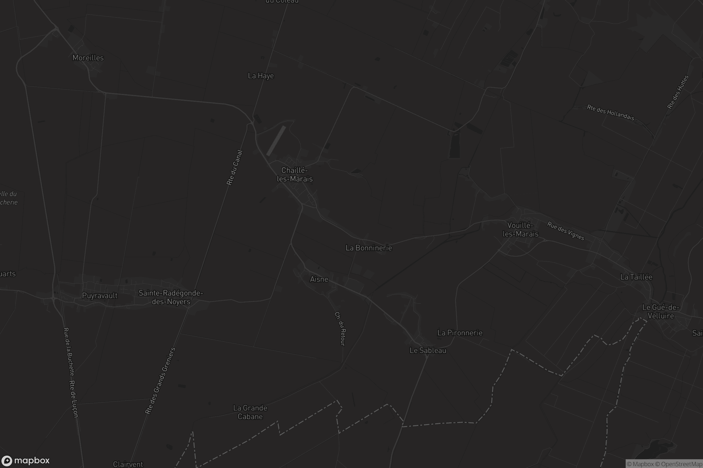 Carte de Chaillé-les-Marais