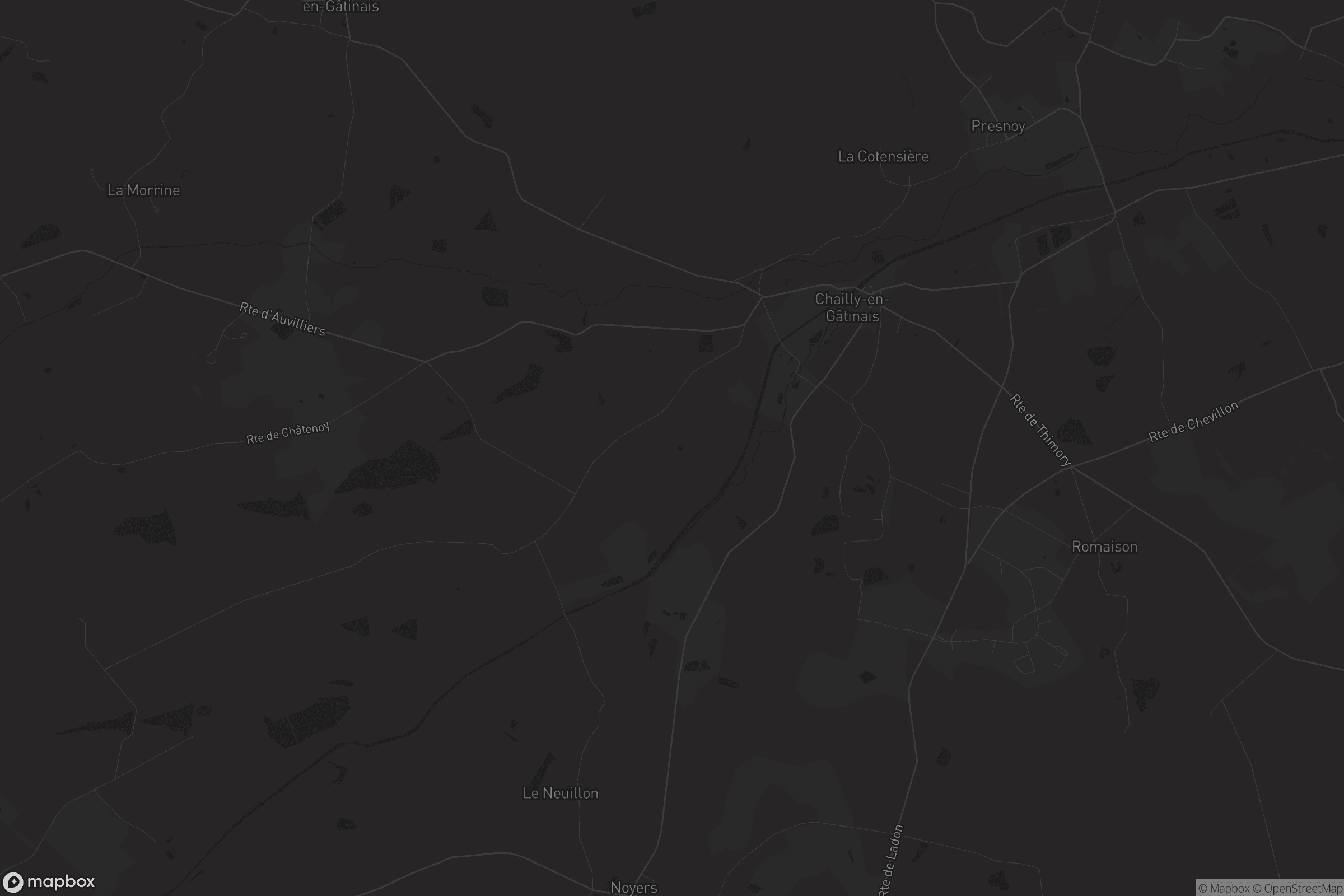 Carte de Chailly-en-Gâtinais