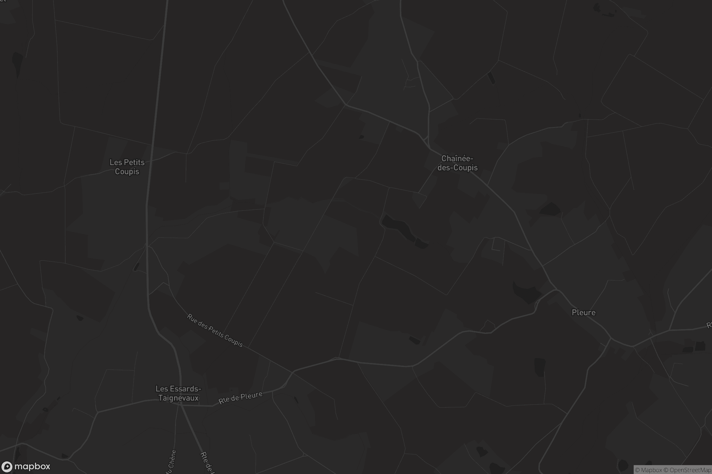 Carte de Chaînée-des-Coupis