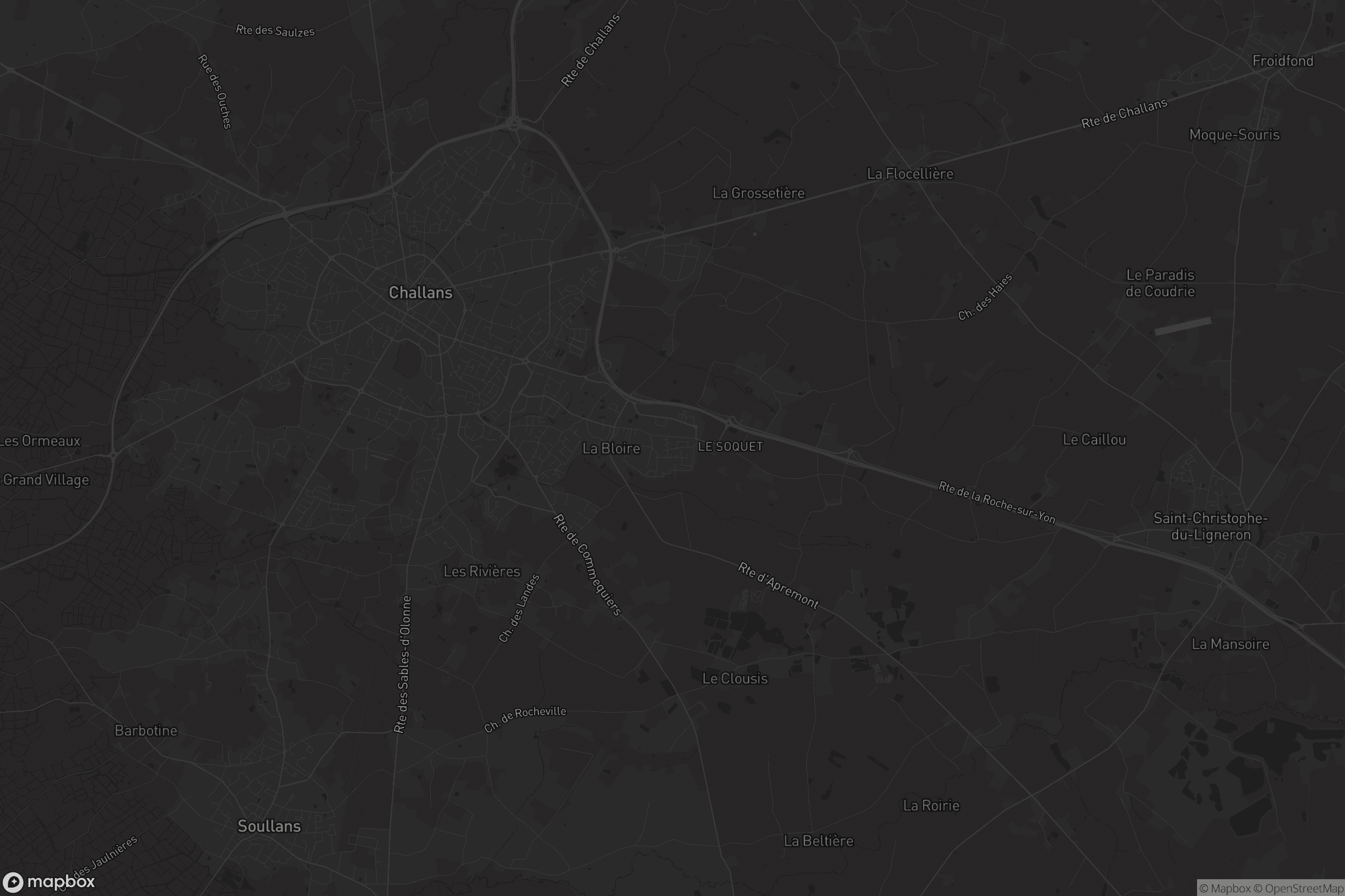 Carte de Challans