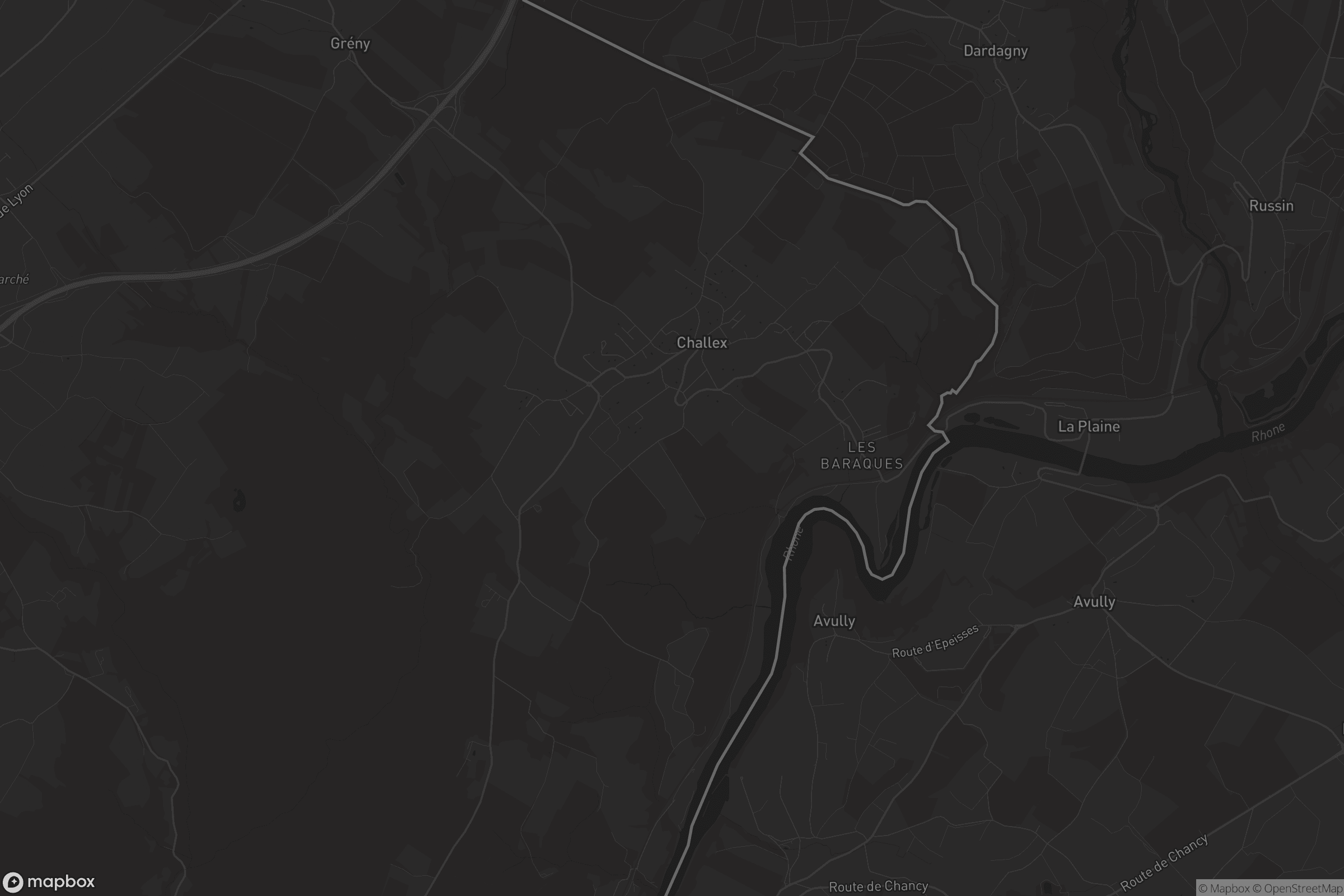 Carte de Challex
