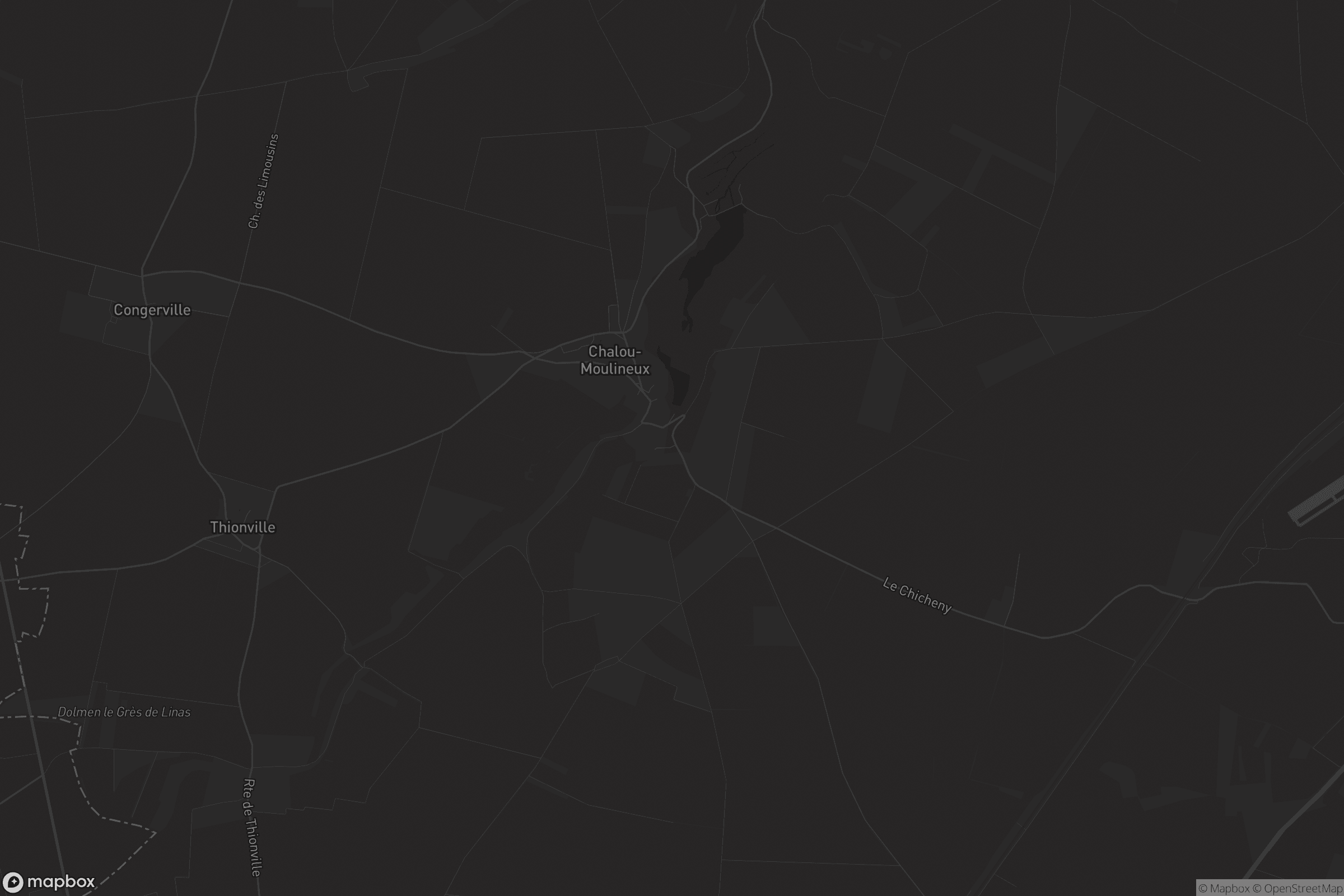 Carte de Chalou-Moulineux